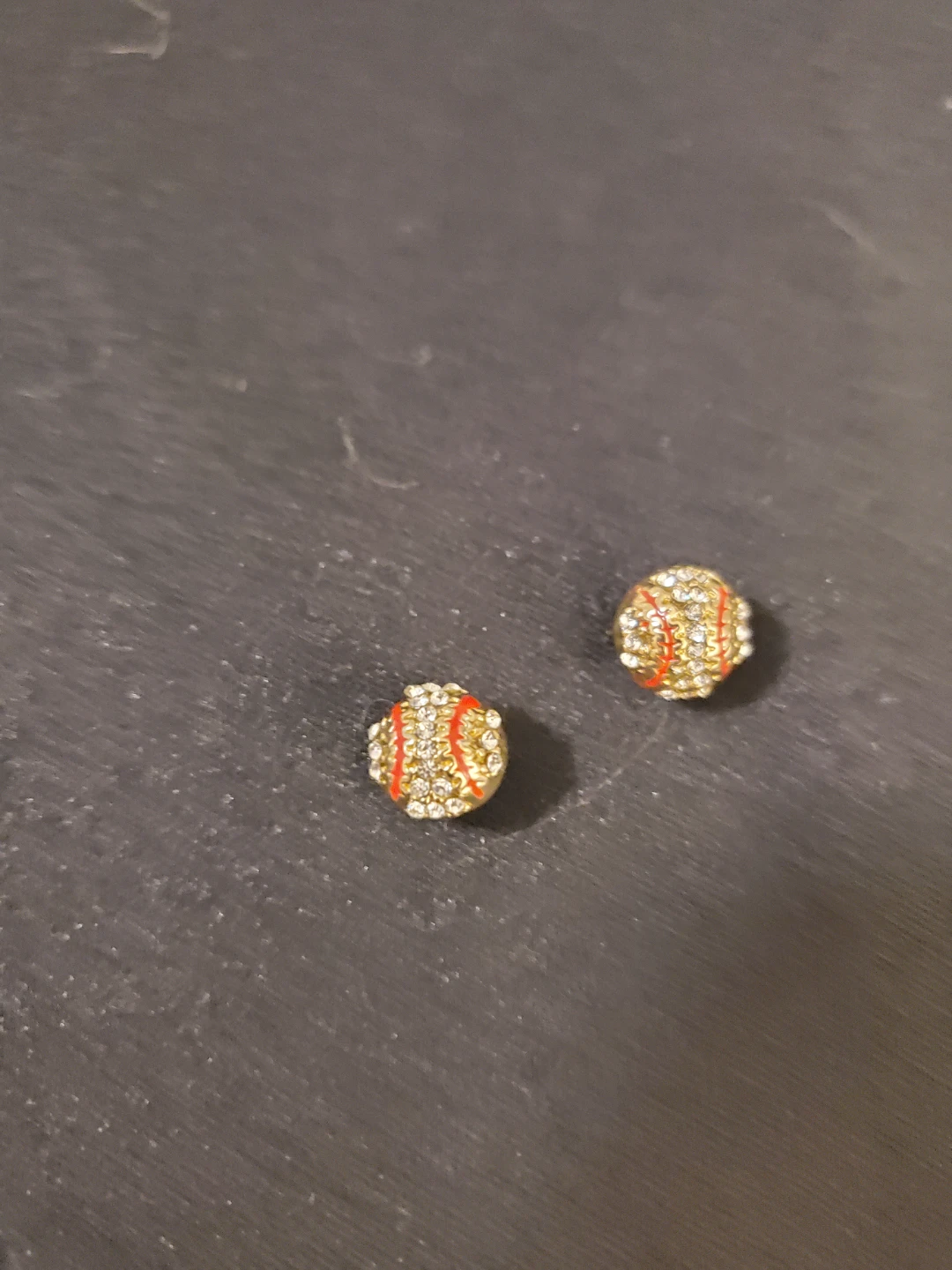 Baseball Stud Earrings
