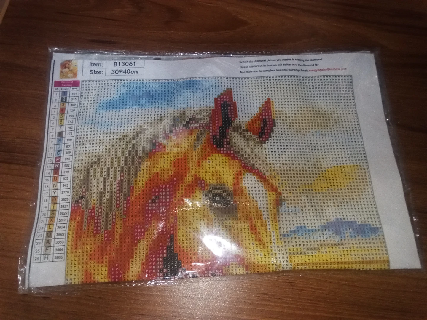 Diamond Painting Kit - Horse & Floral Designs (30x40cm)
