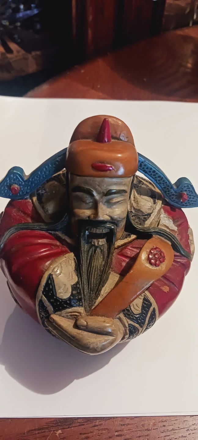 Antique Collectible Asian Carved Stone Figurine