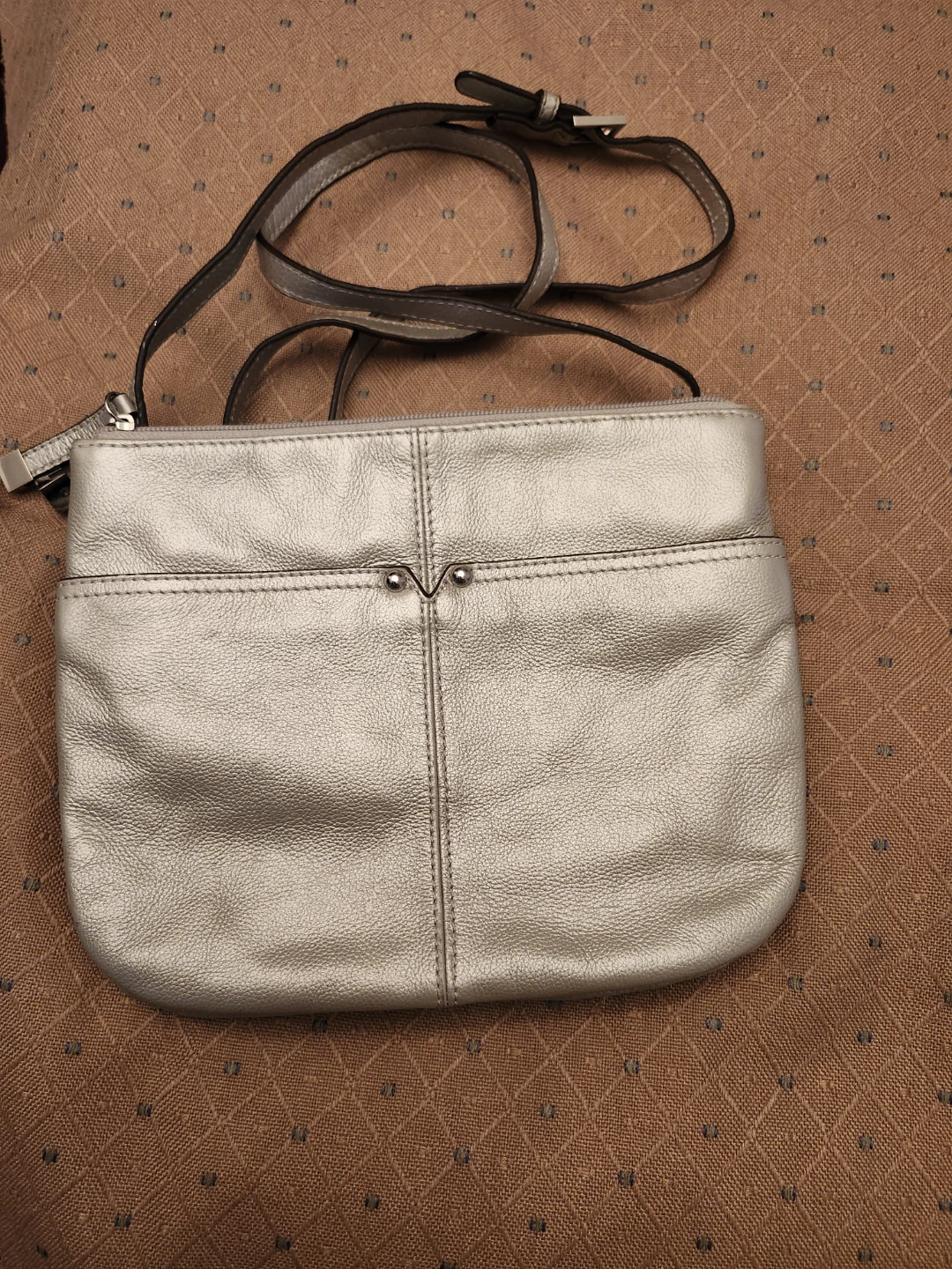 Silver Crossbody Purse