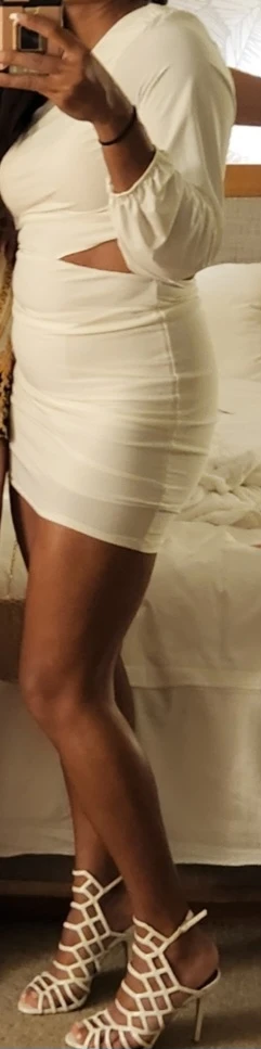 Steve Madden White Strappy Heels