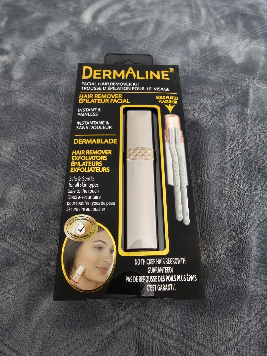 DERMALINE Facial Hair Remover Kit