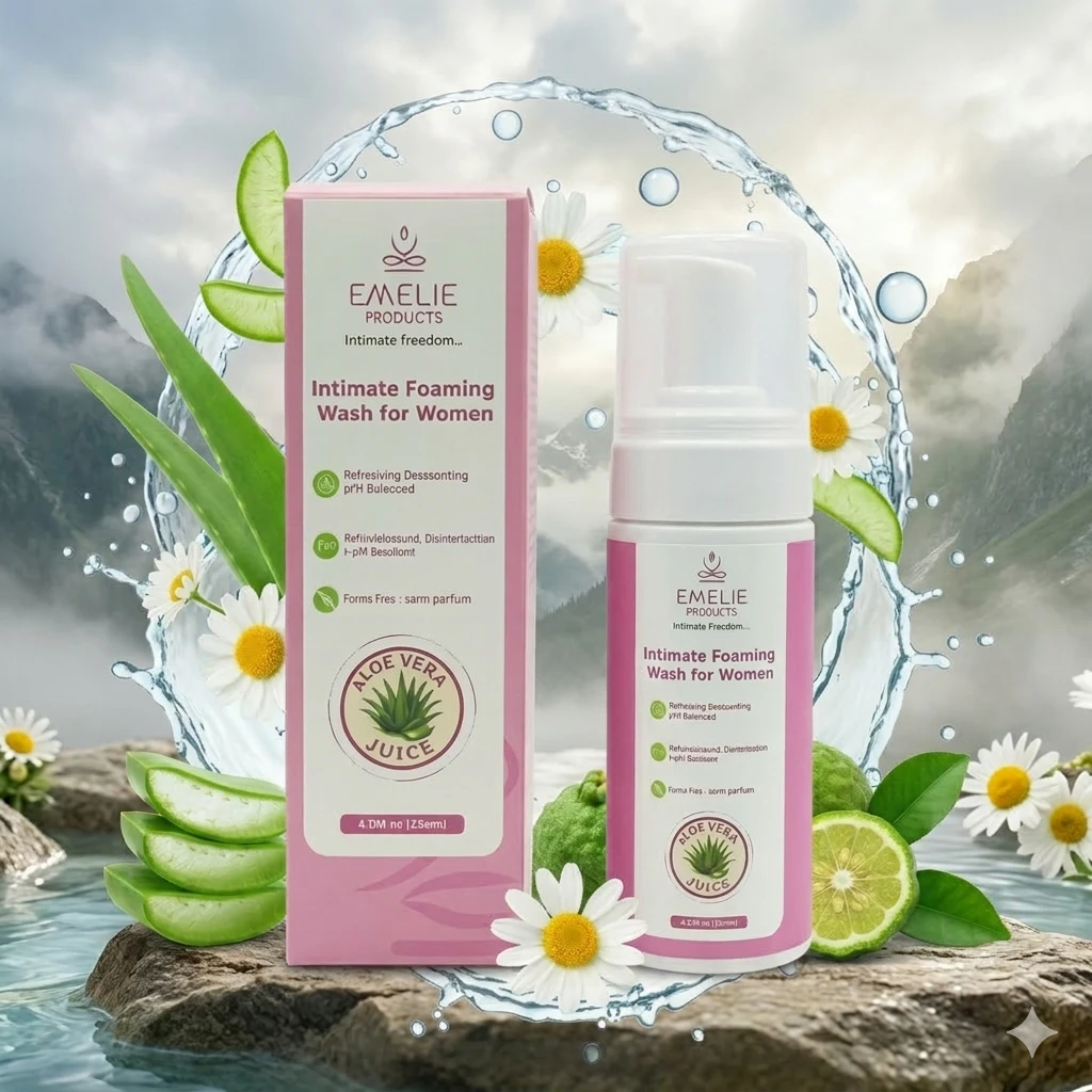 EMELIE PRODUCTS Intimate Foaming Wash for Women