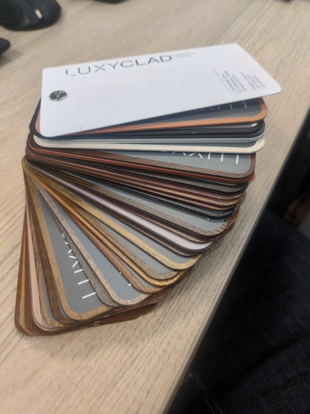 Luxyclad Sample Swatch Book
