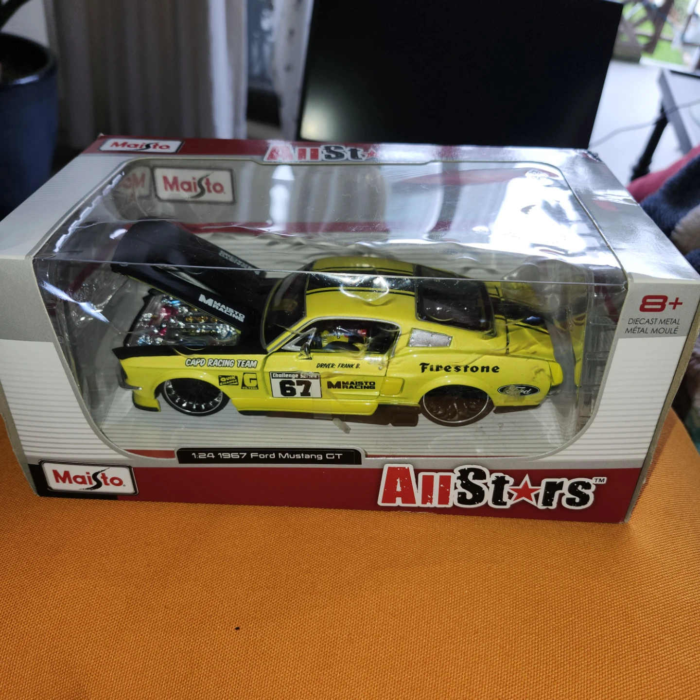 Maisto AllStars 1:24 1967 Ford Mustang GT Die Cast Car
