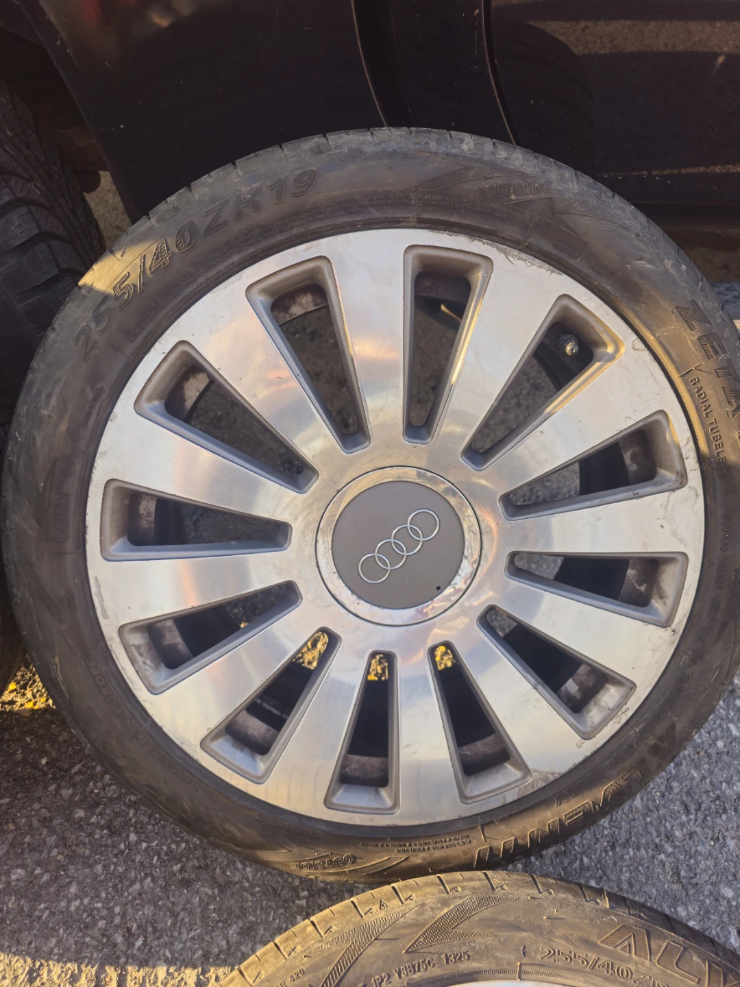 Forged aluminum audi a8 19" wheels + 255/40/19 tires - photo 4