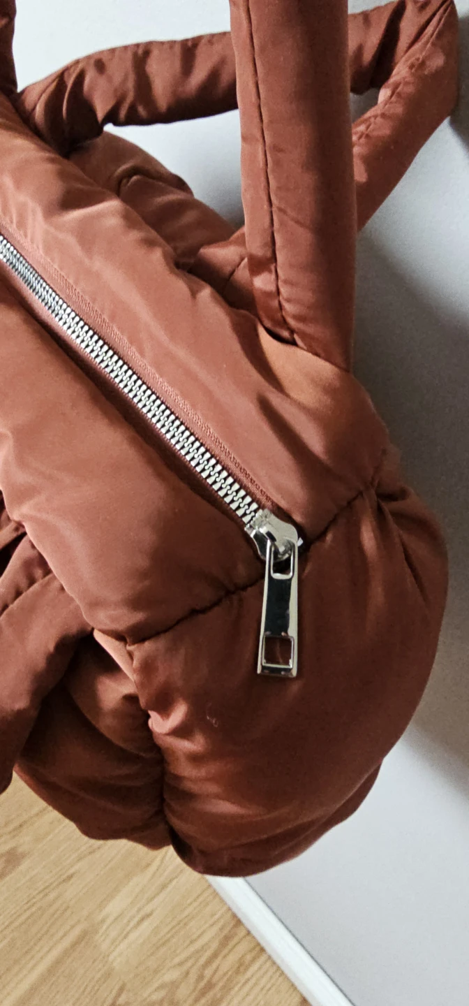 Puffer Tote Bag - Brown - photo 5