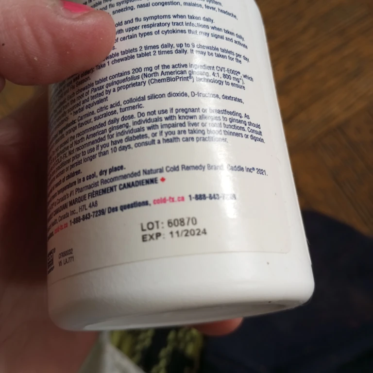 Cold FX Chewable Tablets 🌱 - photo 2