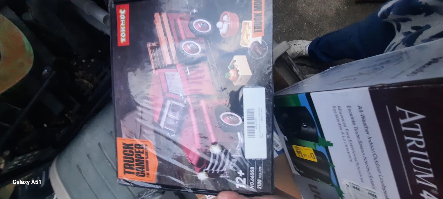 Tokmoc Truck Camper Building Toy Set