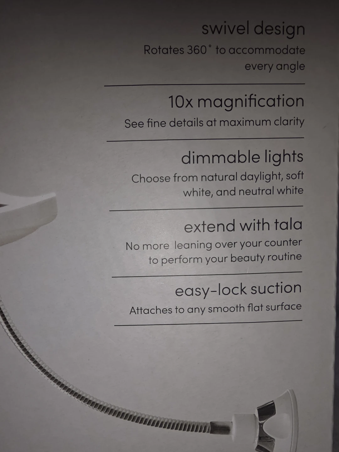 10x magnifying mirror with extender - photo 2
