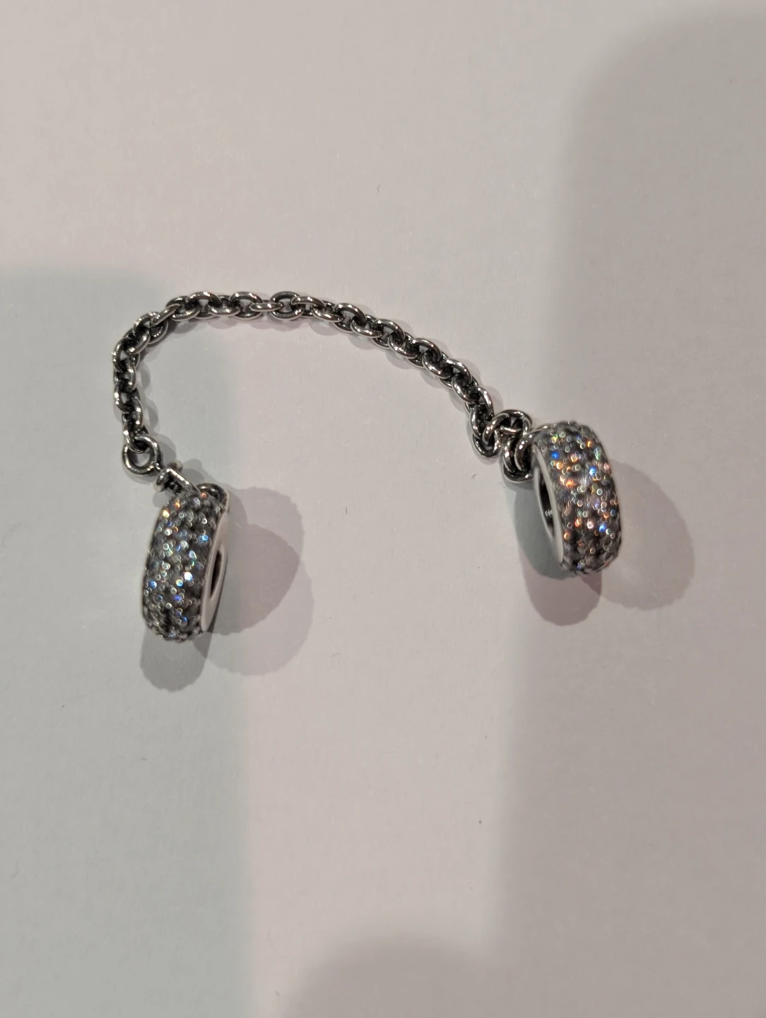 Authentic Pandora S 925 Ale Safety Chain Charm - photo 2
