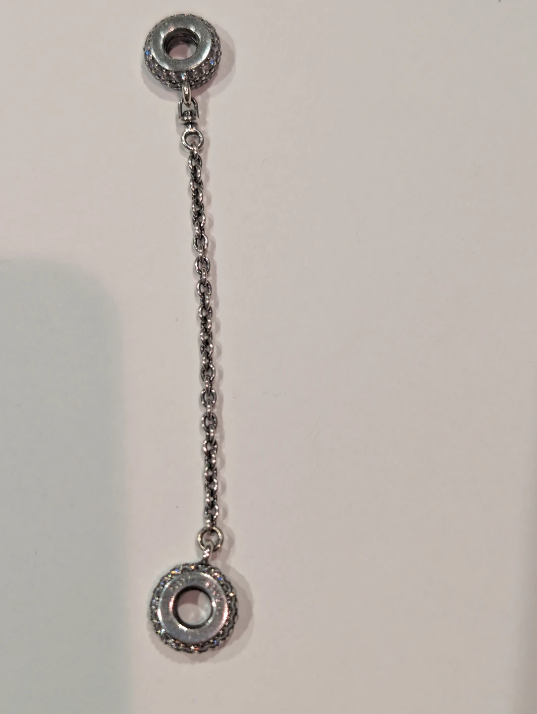 Authentic Pandora S 925 Ale Safety Chain Charm - photo 3