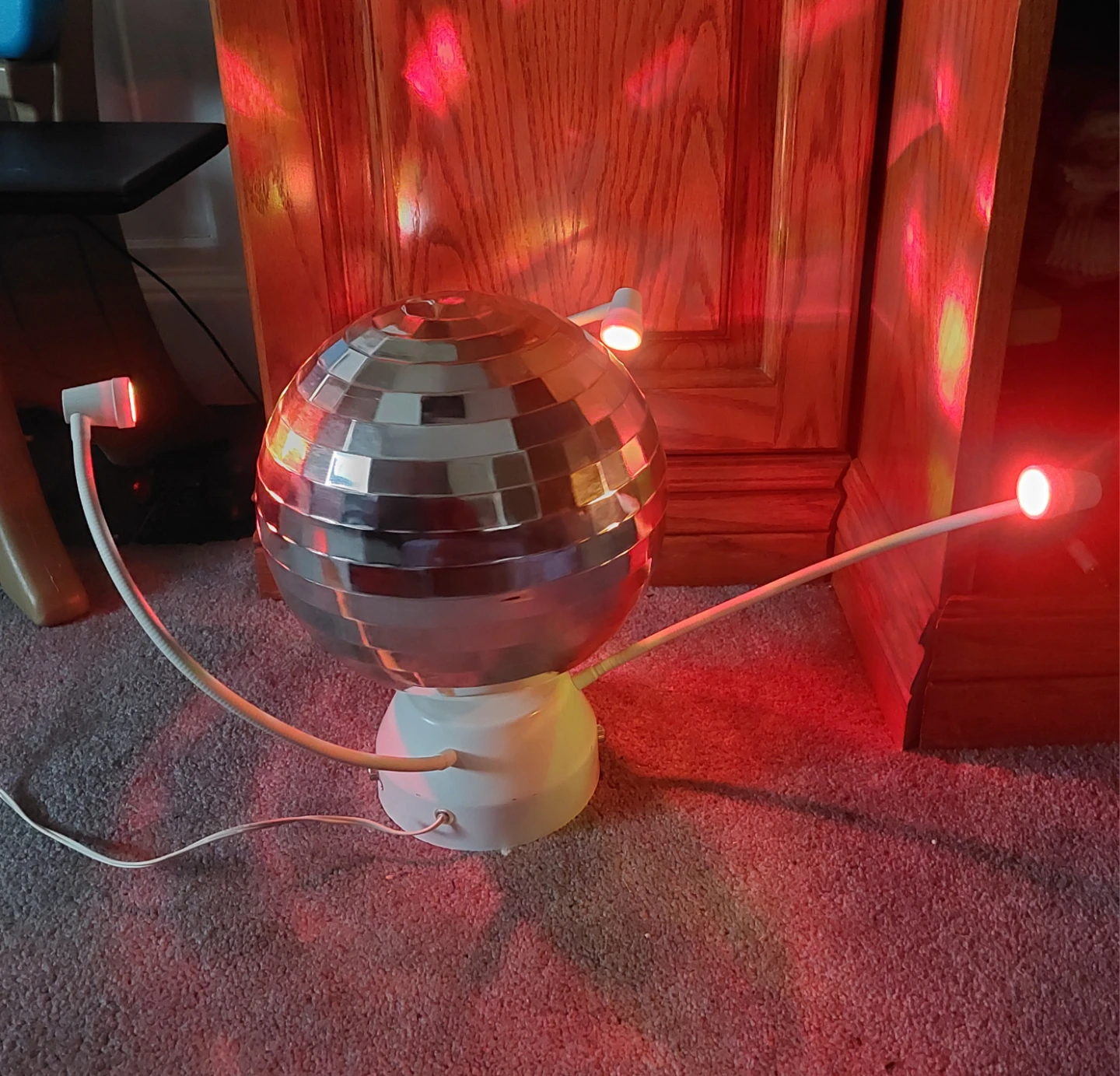 Disco Ball Light with Dual Spotlights - photo 2