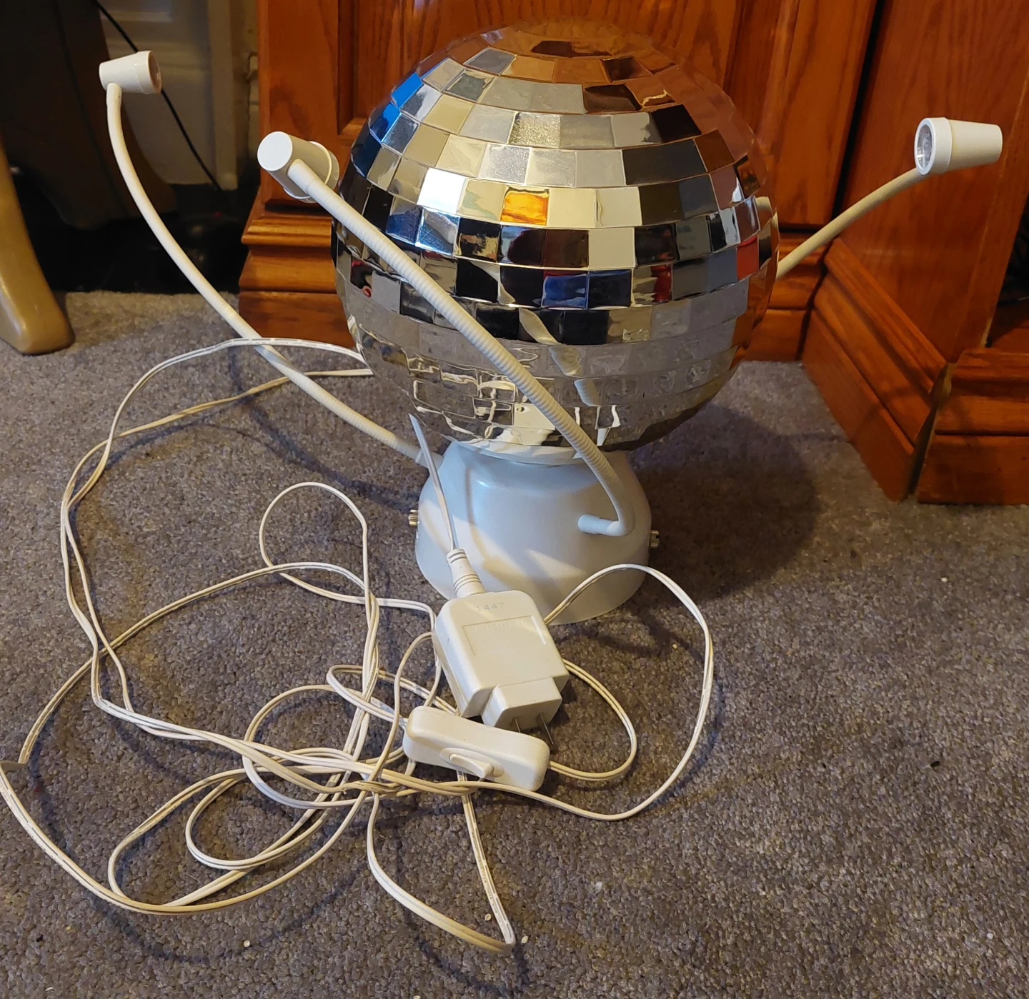 Disco Ball Light with Dual Spotlights - photo 3
