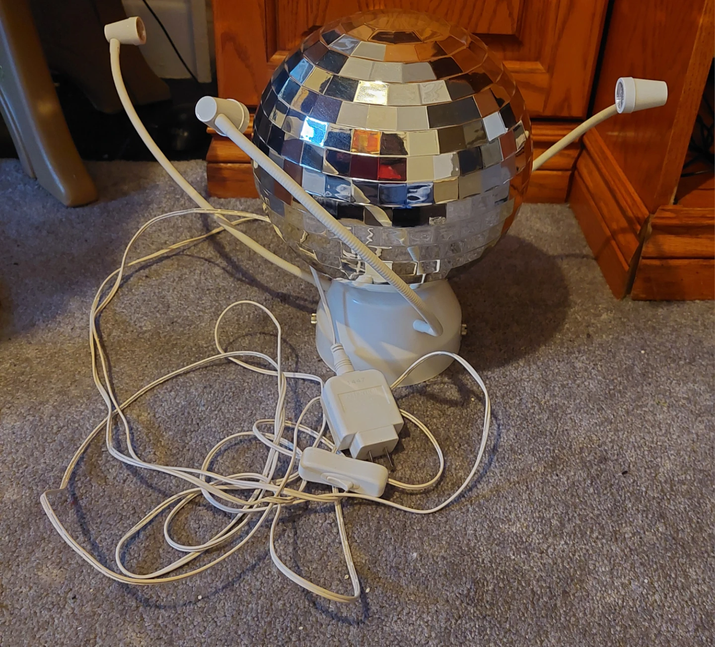 Disco Ball Light with Dual Spotlights - photo 4