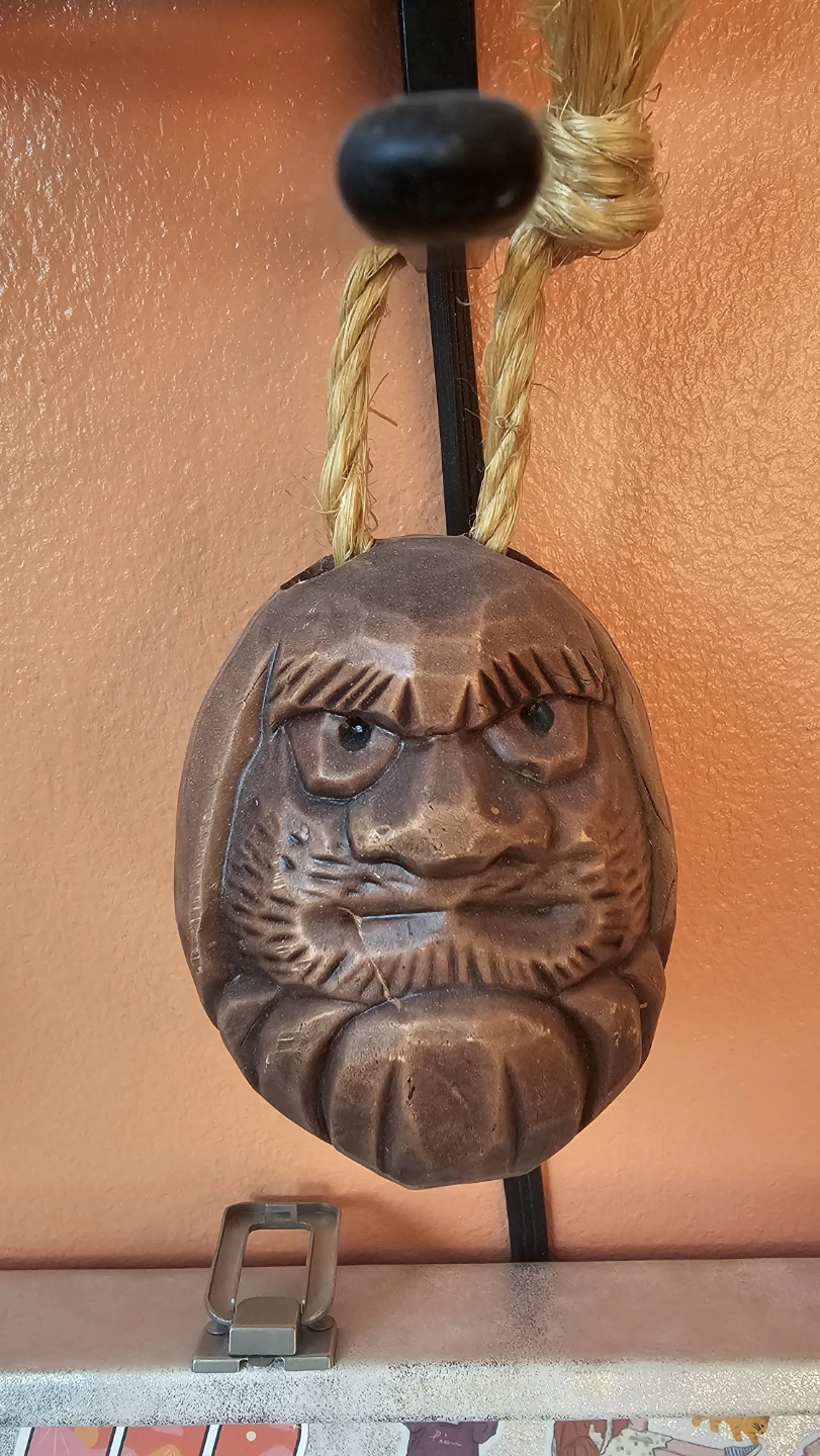 Japan Porcelein Face Hanging Ornament