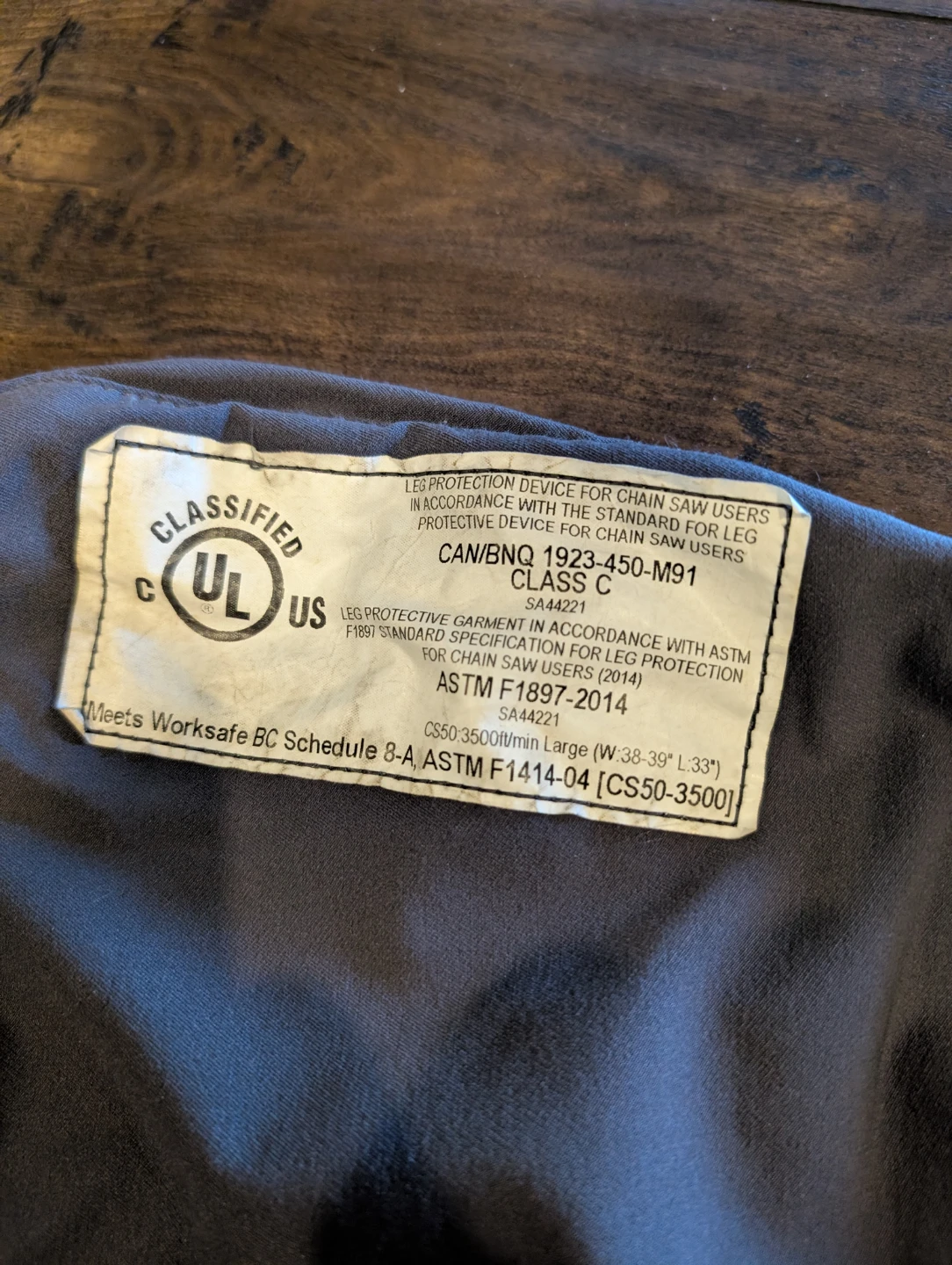 Clogger Defender Pro chainsaw pants. - photo 3