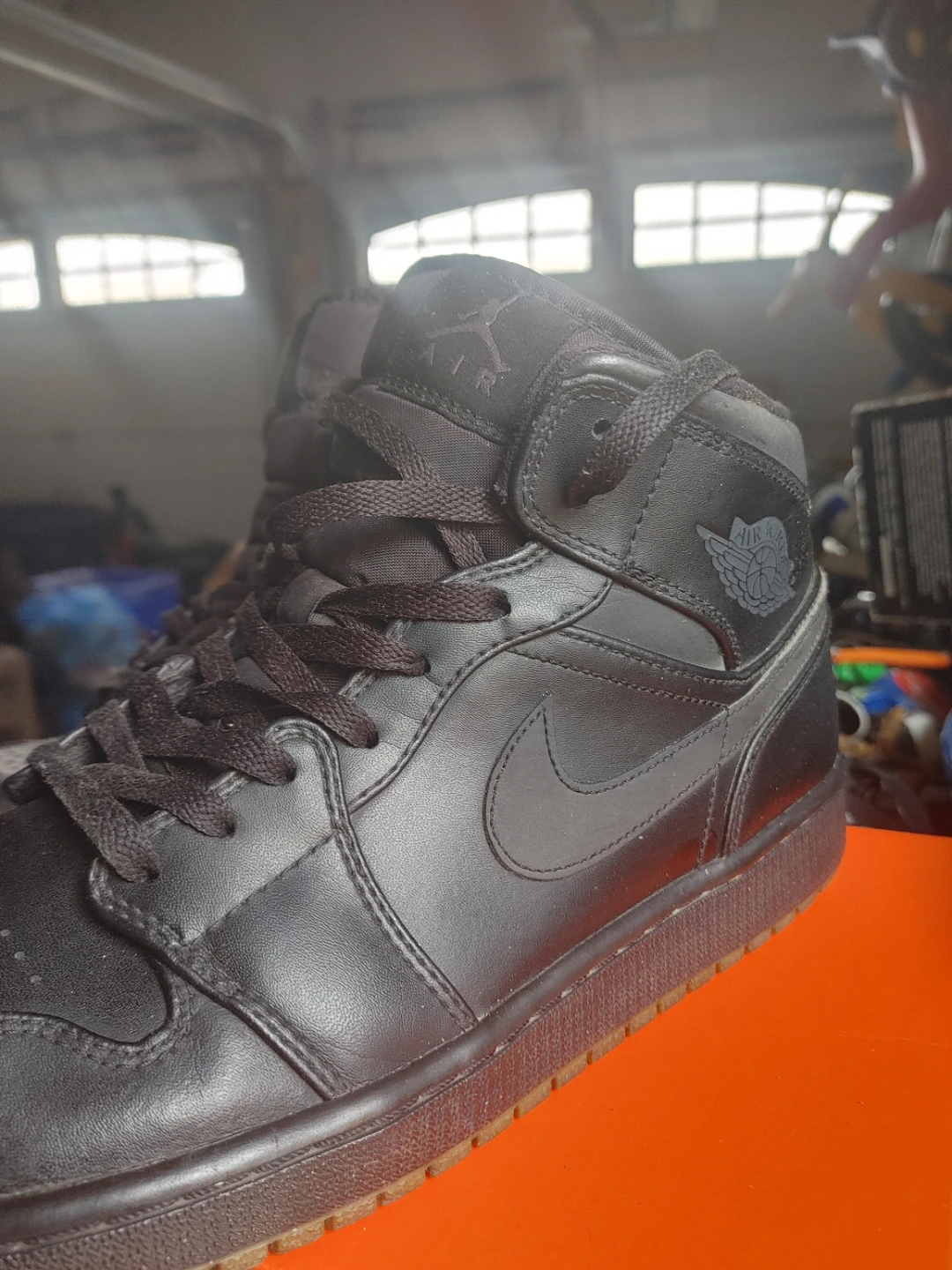 Air Jordan 1 Black Sneakers - photo 2