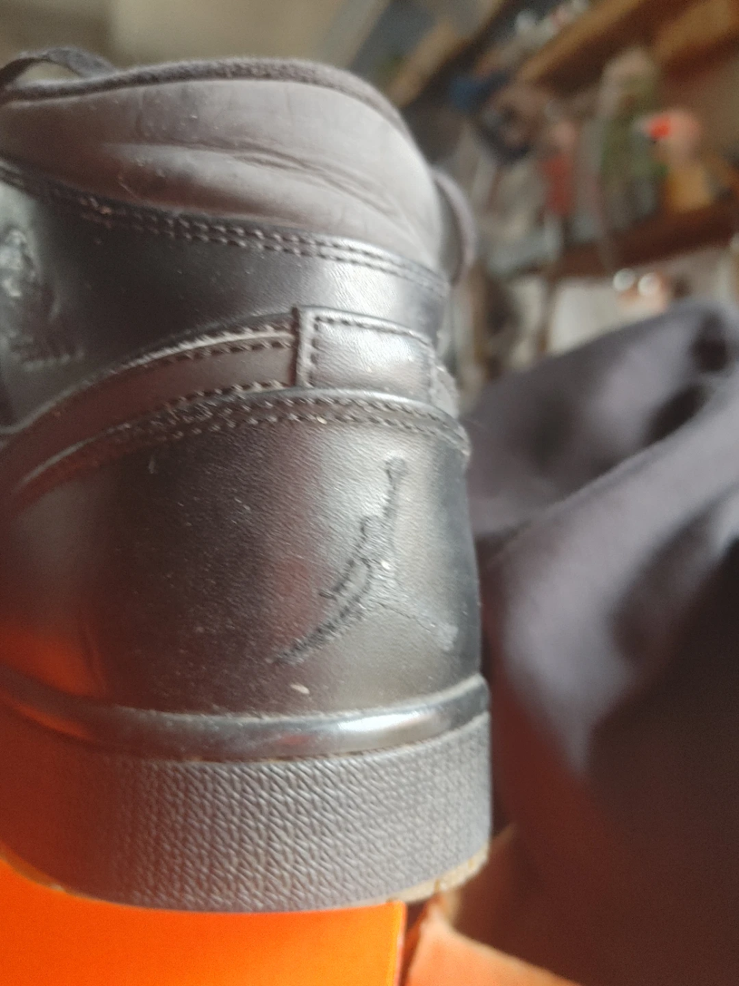 Air Jordan 1 Black Sneakers - photo 4
