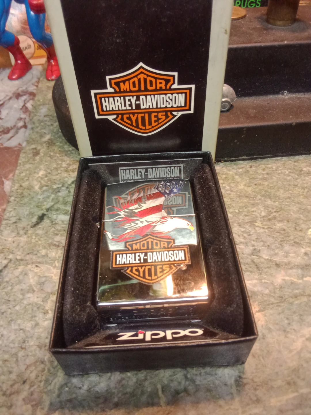 1980s Zippo Harley Davidson lighter.