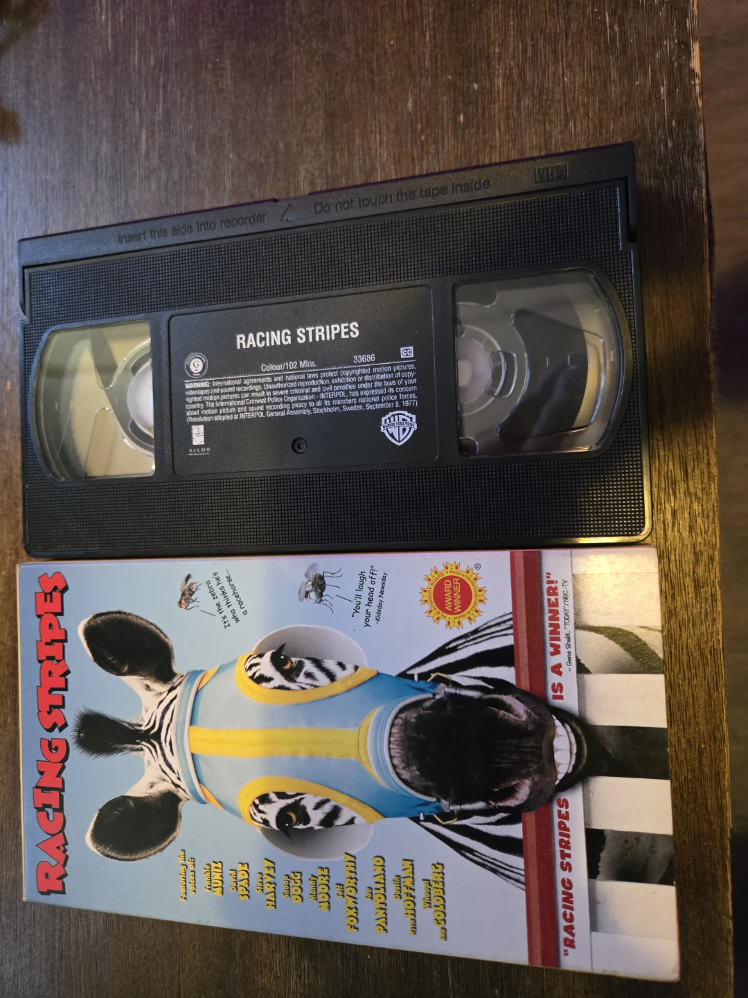 Racing Stripes VHS Movie