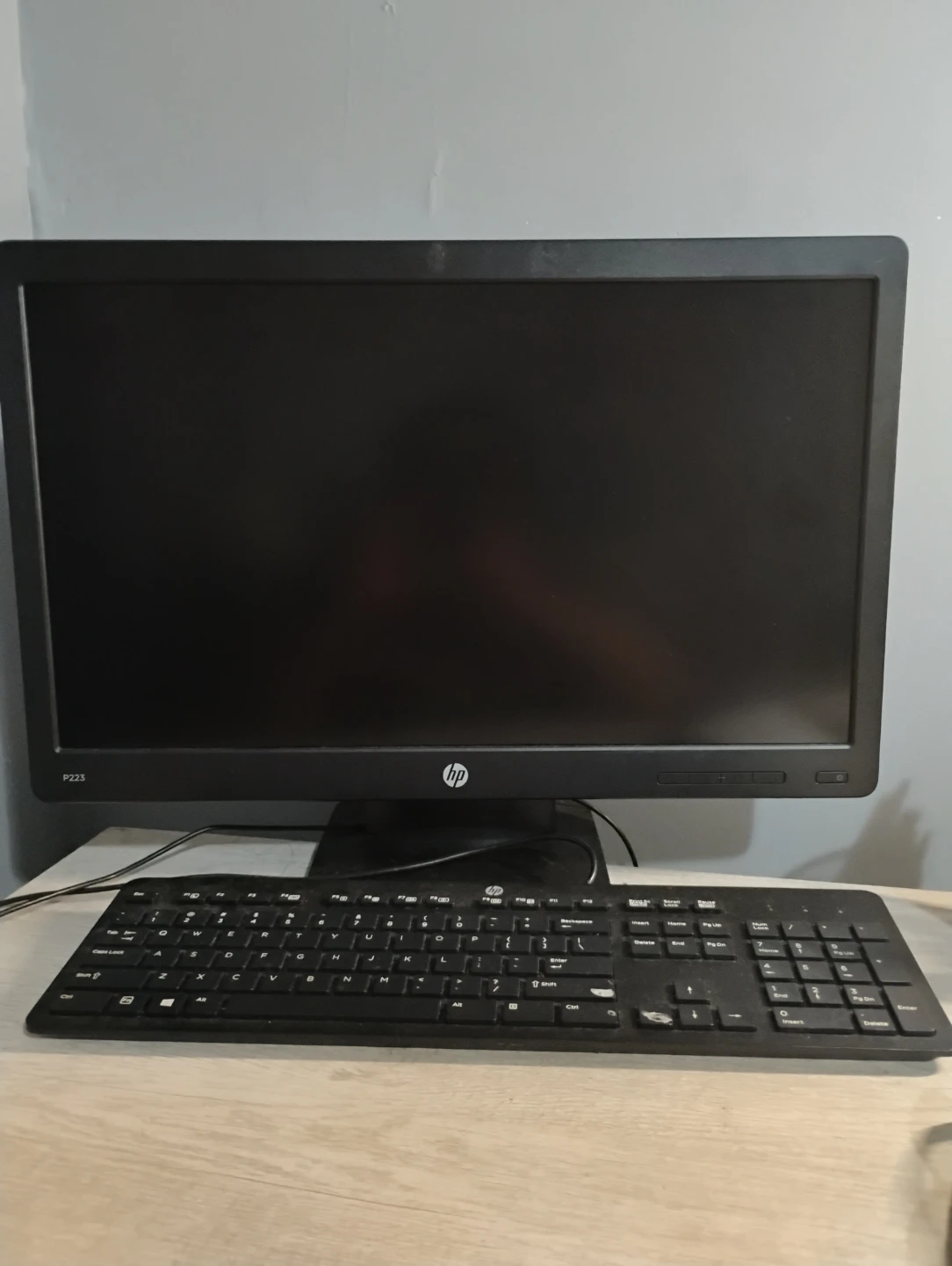 HP P232 23-inch Monitor with Keyboard