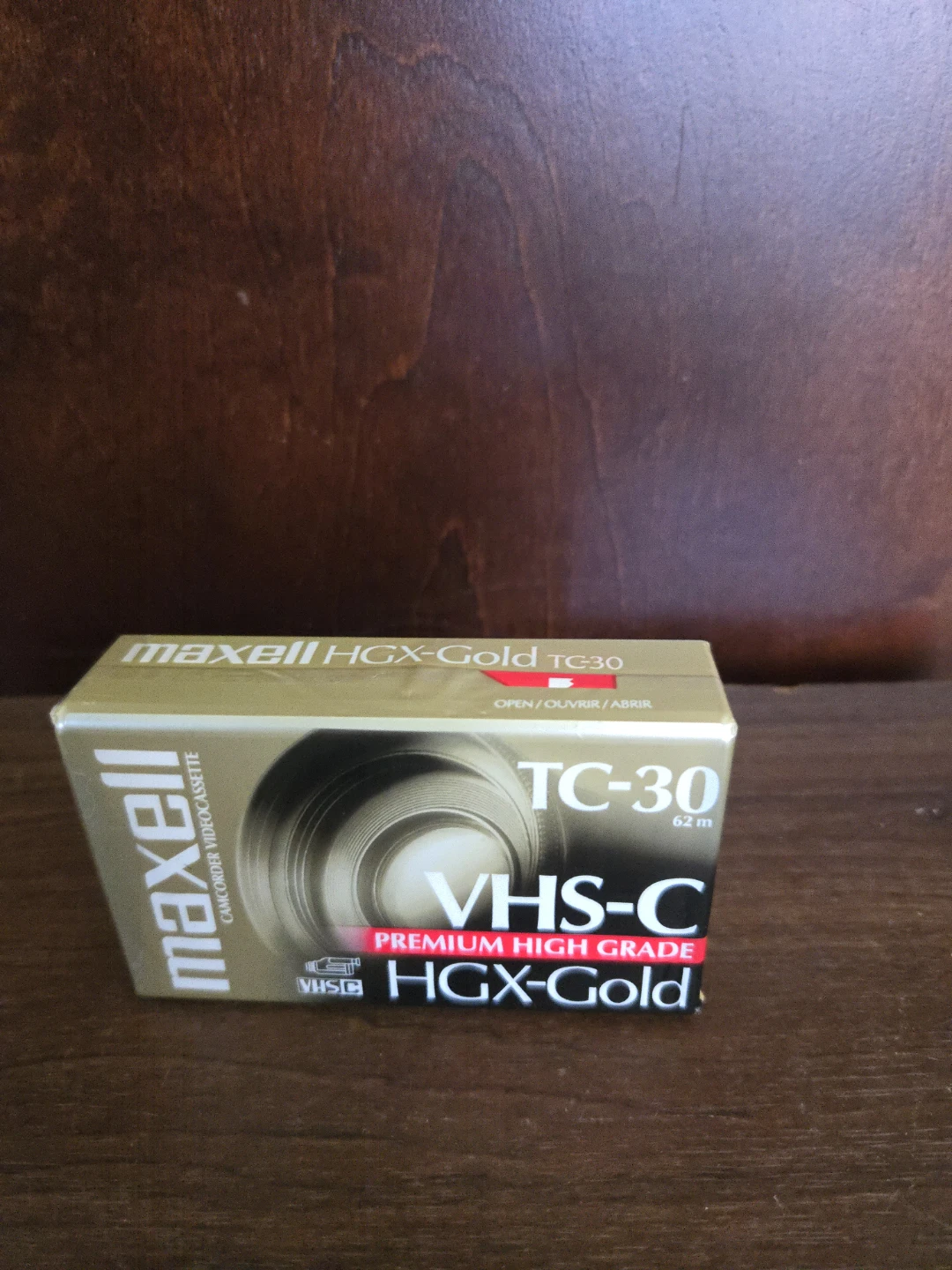 Maxell HGX-Gold TC-30 VHS-C Premium High Grade Videotape