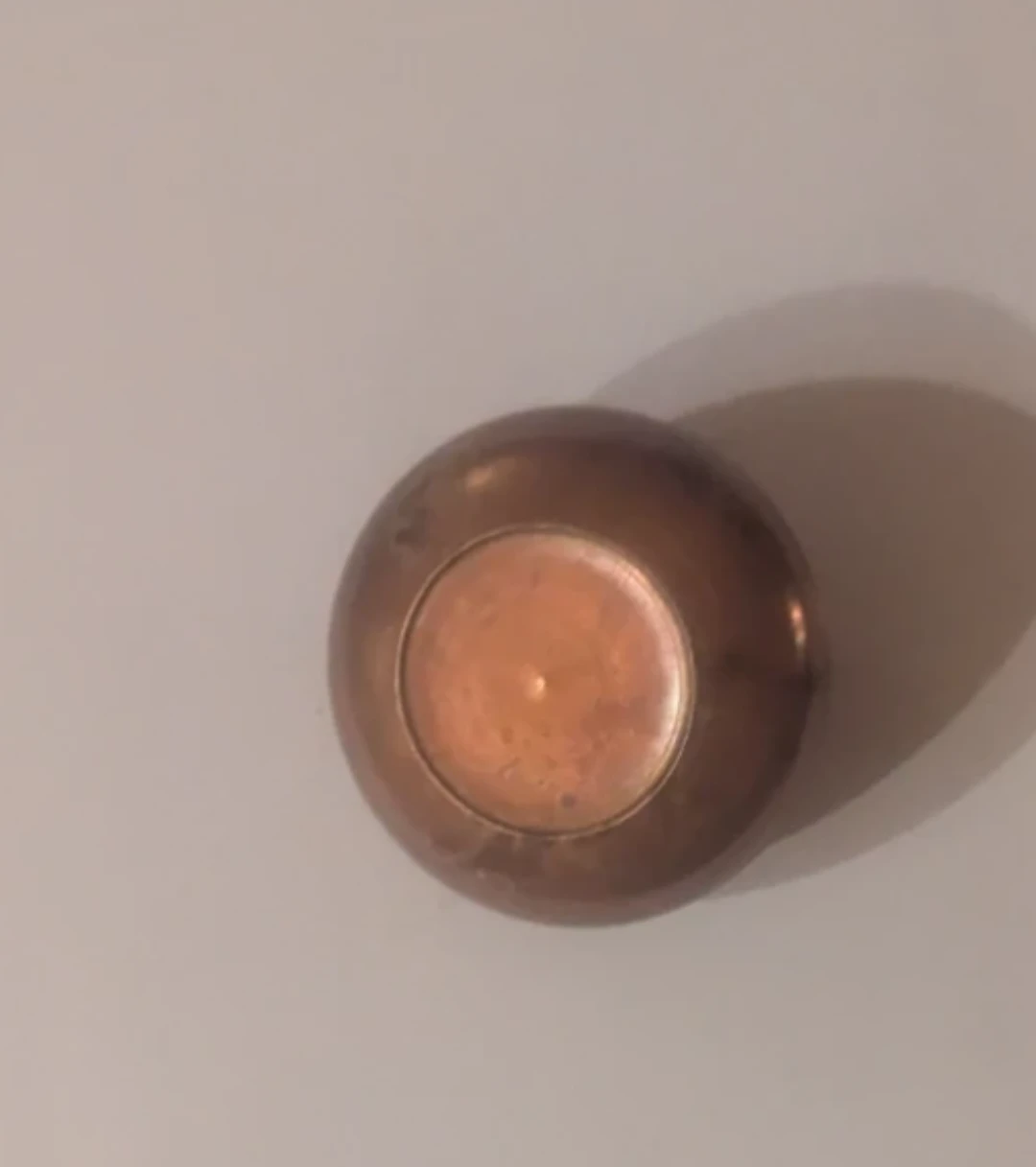 Vintage Brass Ashtray with Hinged Lid - photo 3