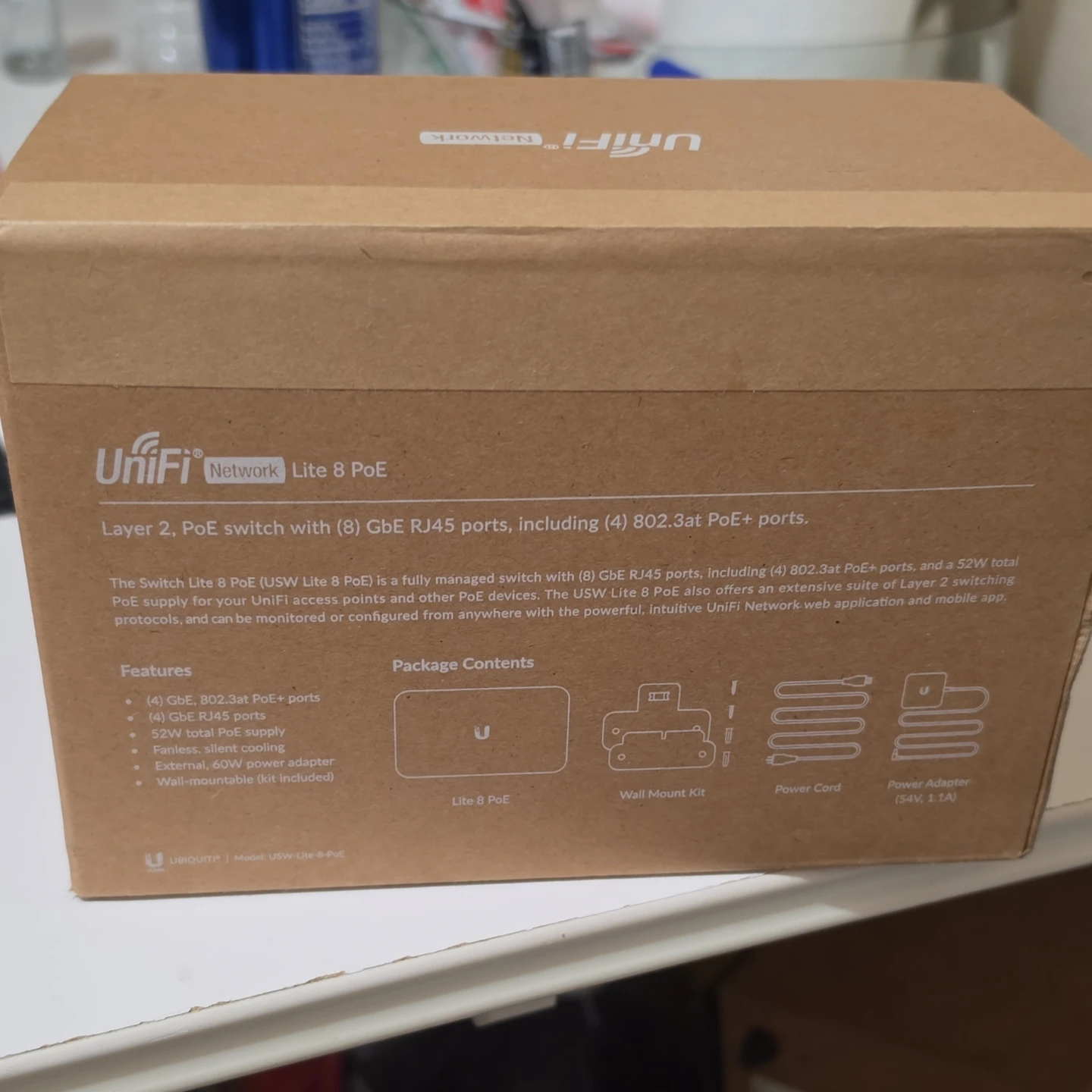 Ubiquiti UniFi Lite 8 PoE Managed Network Switch - photo 2