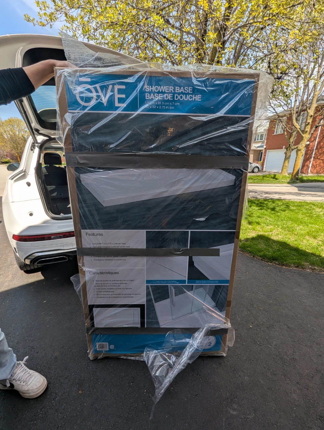 OVE 999362 Shower Kit (base, glass door and hardware) - photo 2