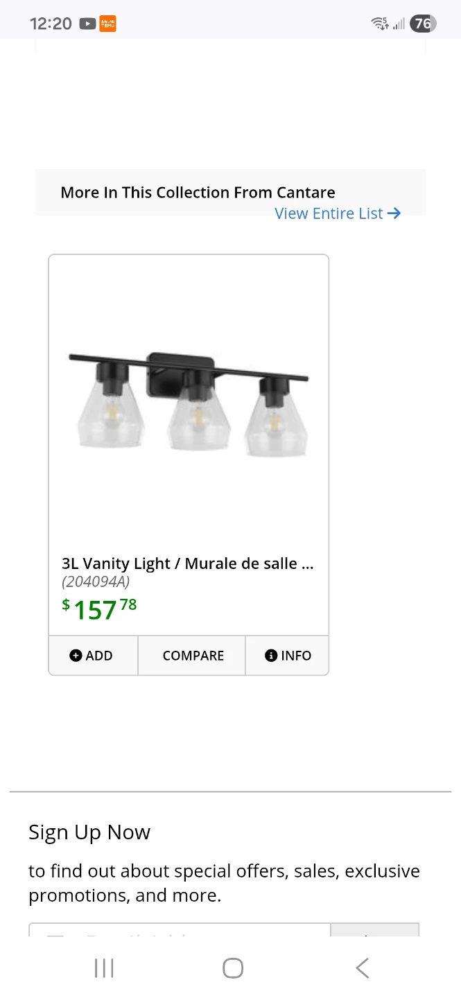 3-Light Vanity Fixture - photo 2