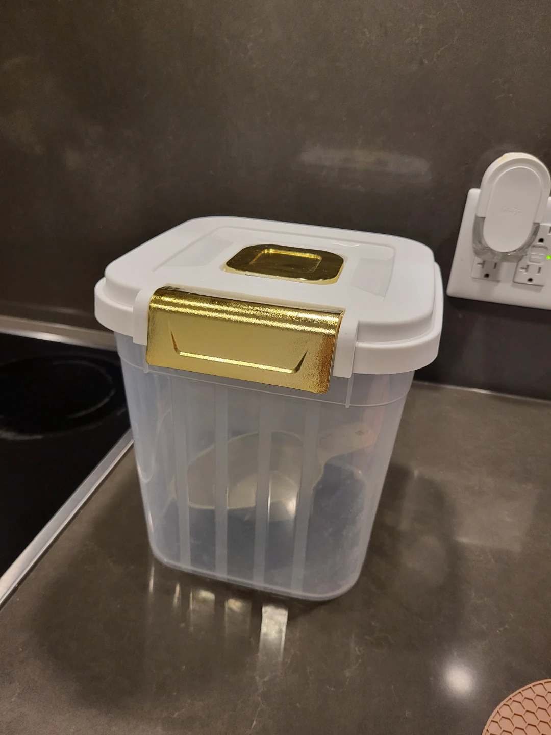 Small Rice Storage Container with Scoop