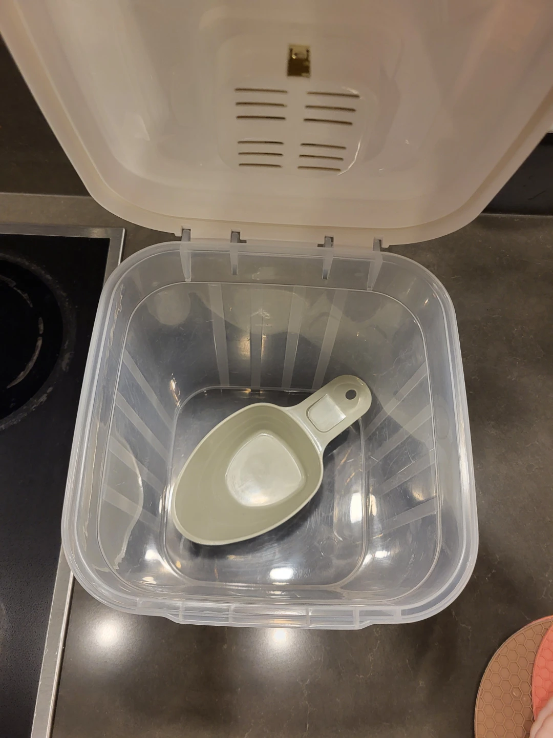 Small Rice Storage Container with Scoop - photo 3