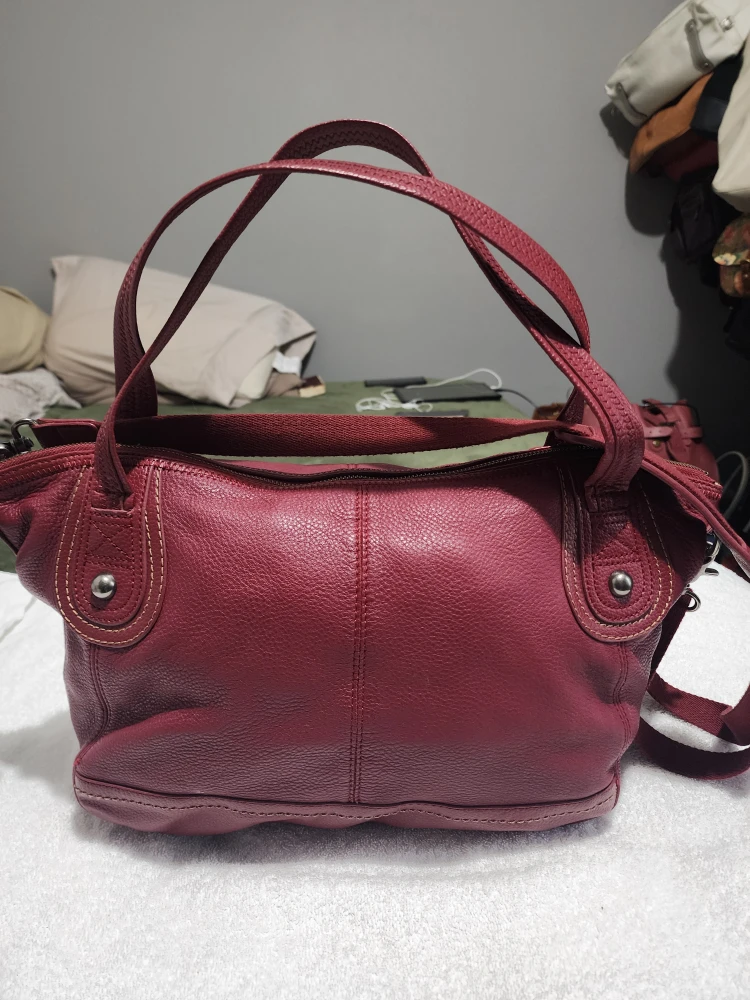 The Sak Red Leather Satchel Handbag - photo 2