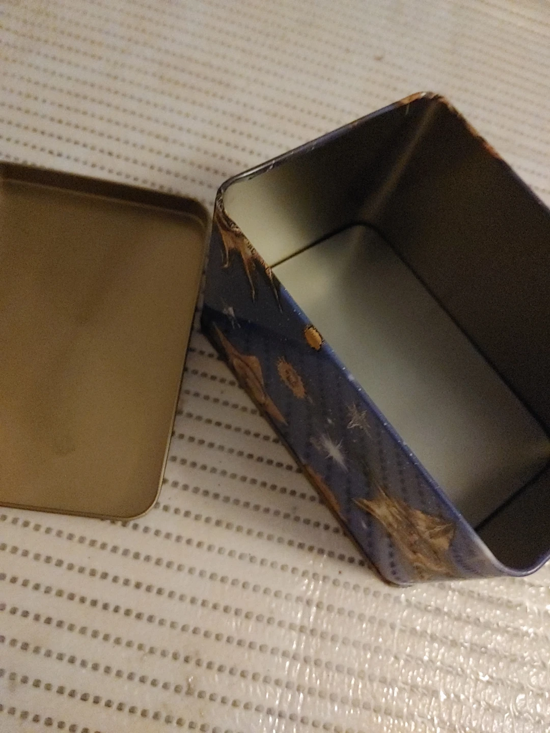 Decorative Tin Box with Sun and Moon Design - photo 3