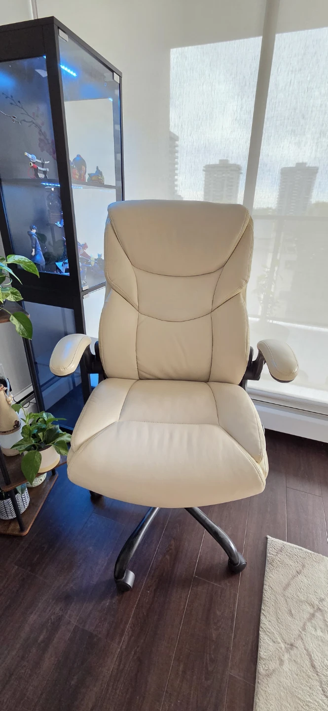 Executive/gaming chair with headrest.