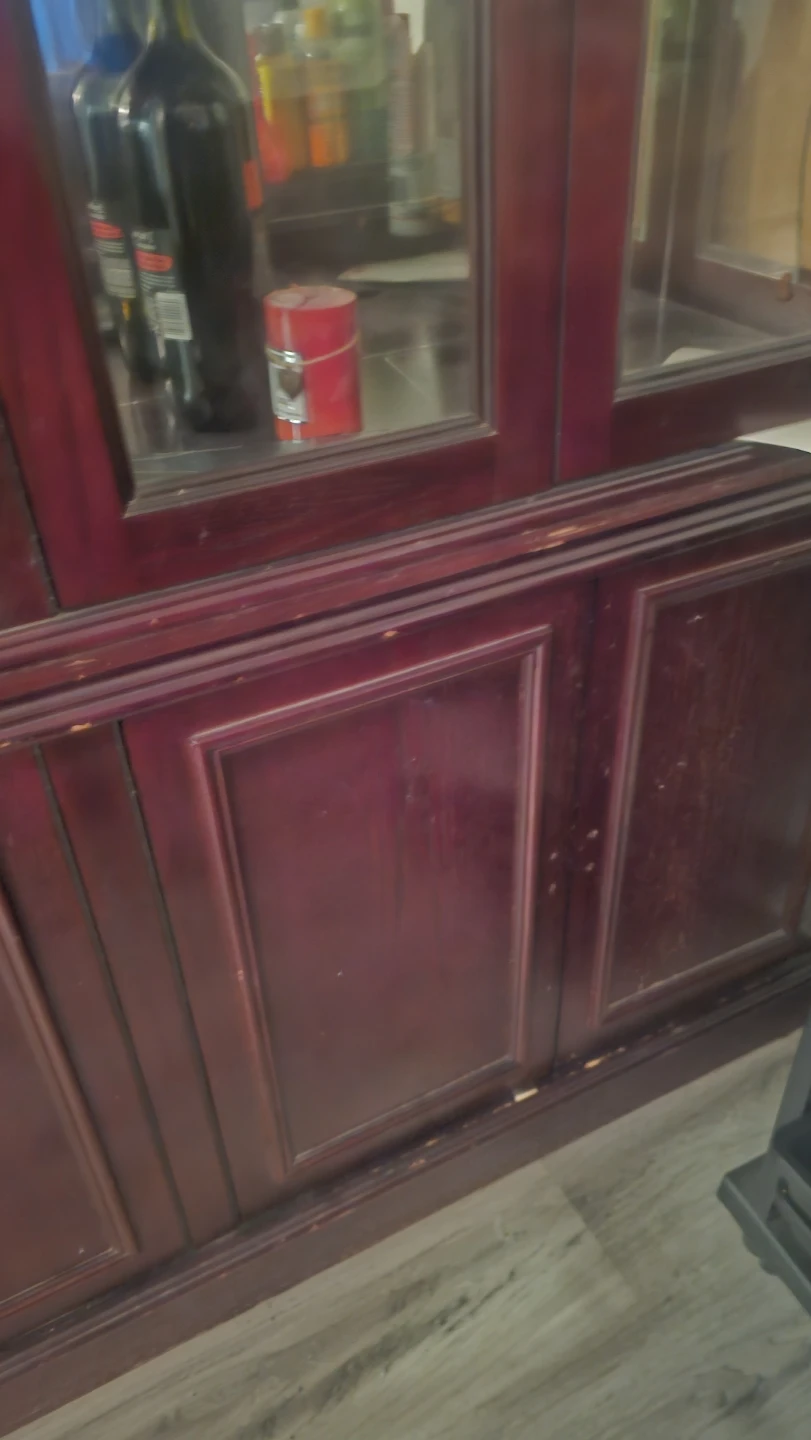 Dark Wood Cabinet Entertainment Unit - photo 3