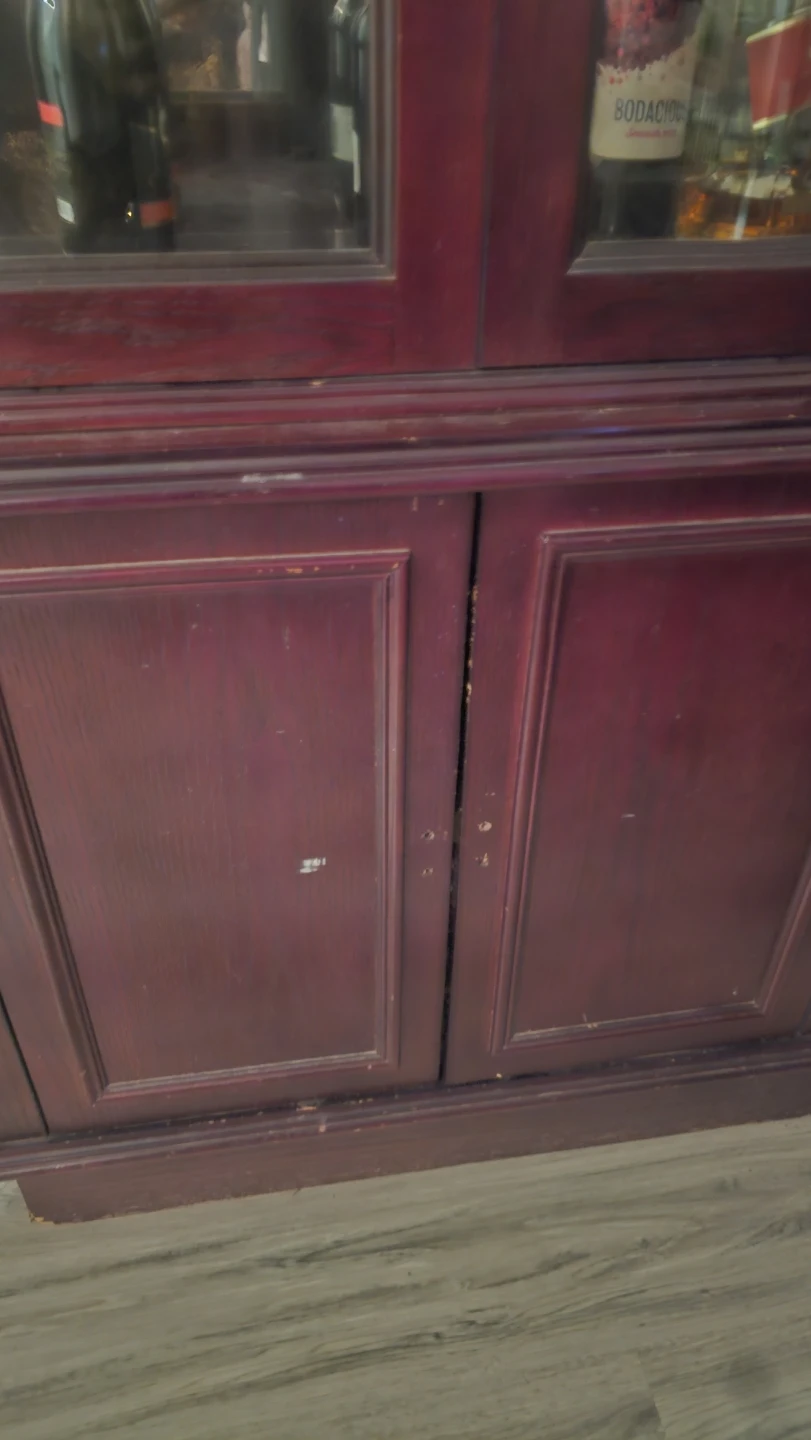 Dark Wood Cabinet Entertainment Unit - photo 4