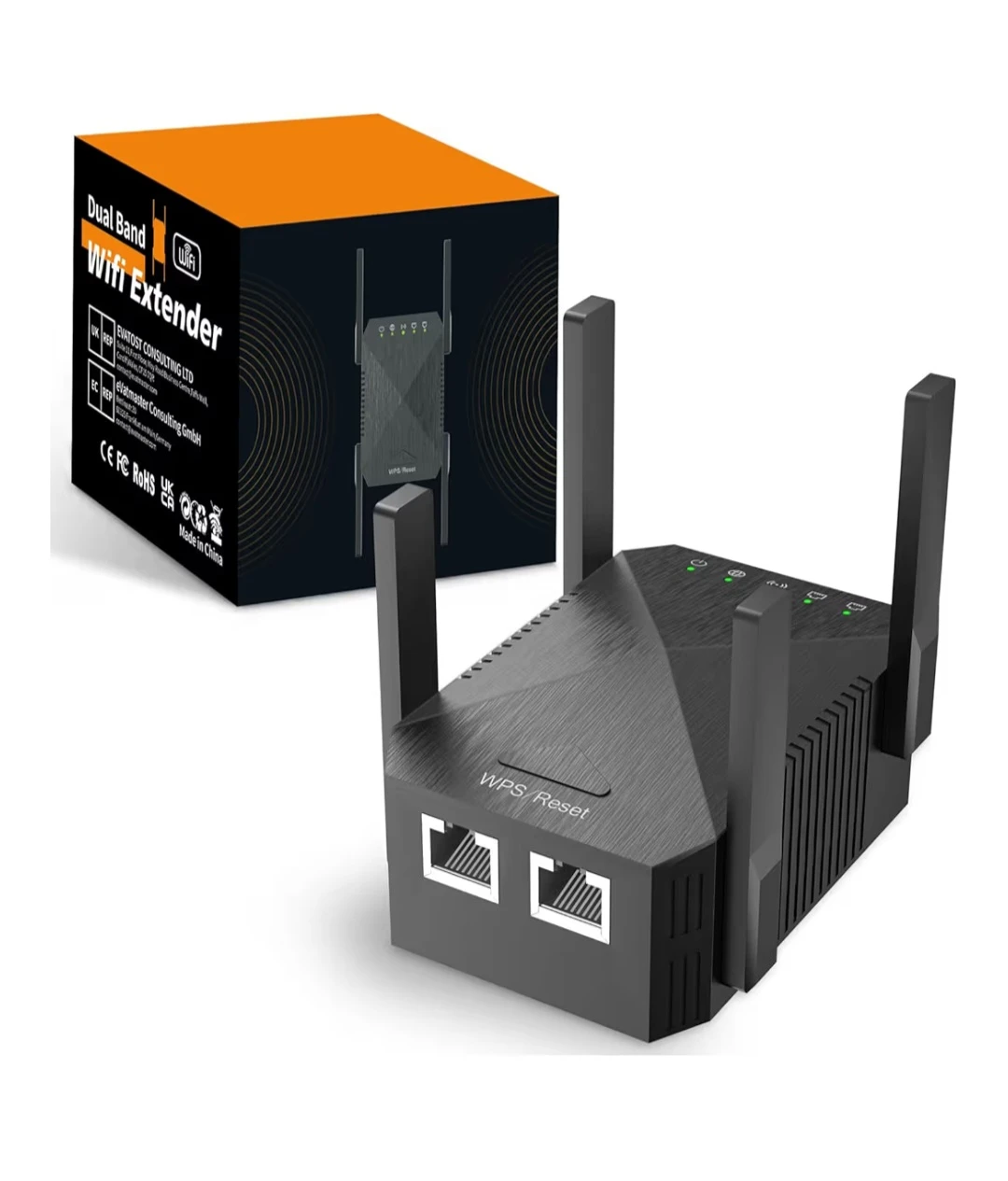 EDTISKE WiFi Extender Signal Booster for Home 5G