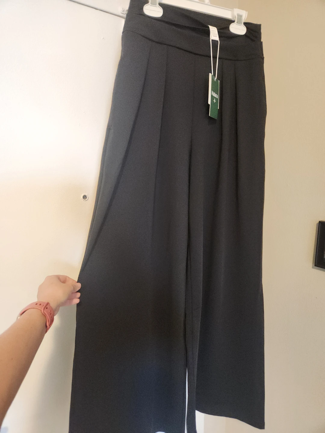 Halara Super High Waisted Tummy Control Pocket Wide Leg Pants - photo 3