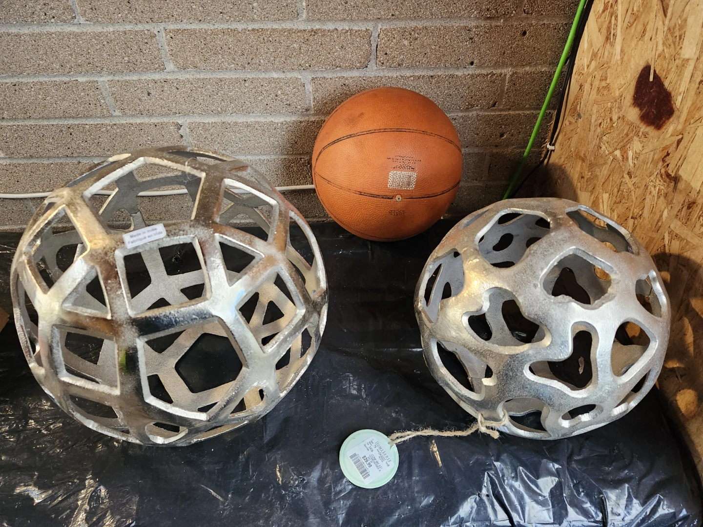 Silver Decorative Sphere (metal) - photo 2