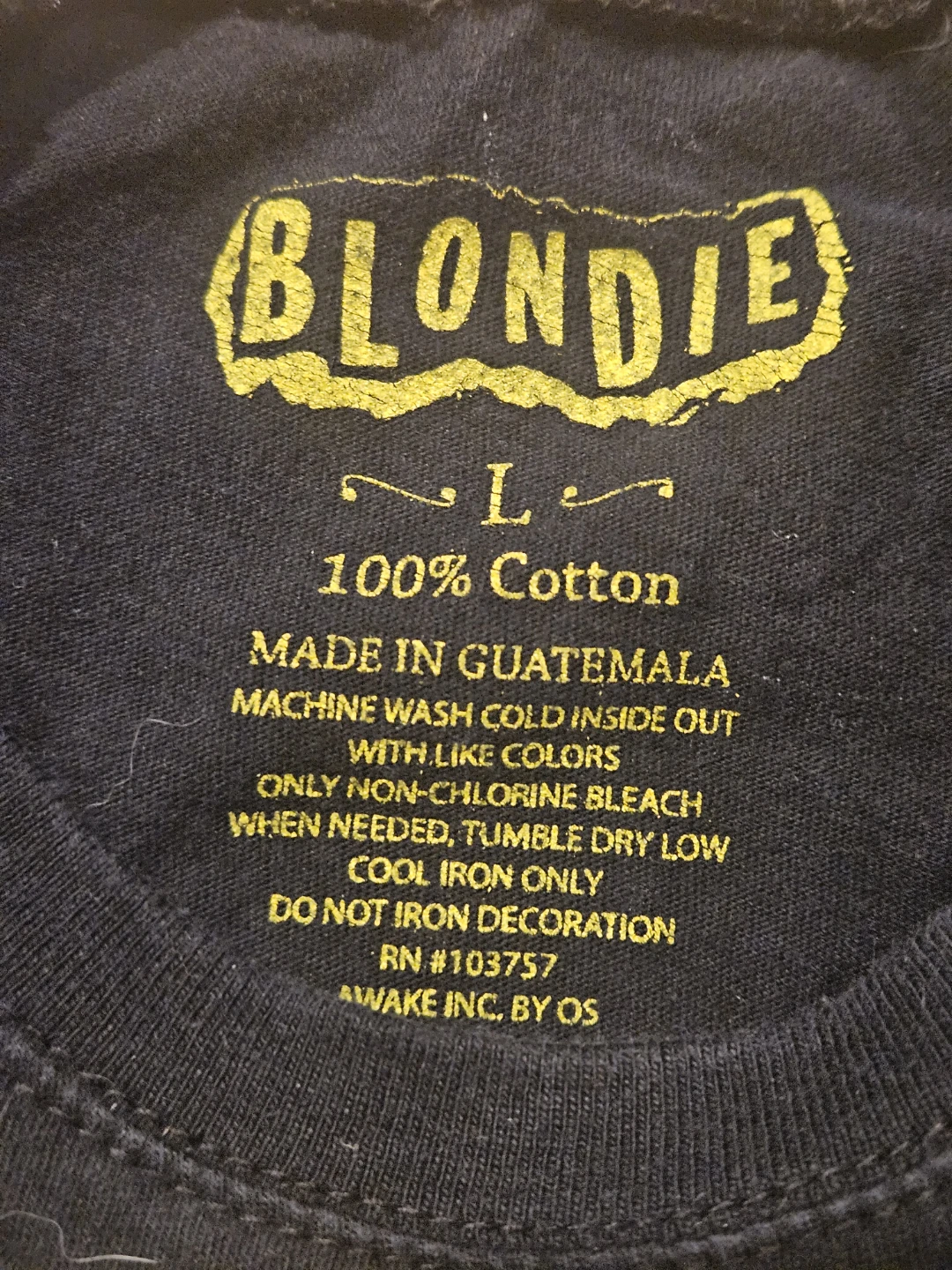 Blondie Debbie Harry Graphic T-Shirt Size L - photo 3