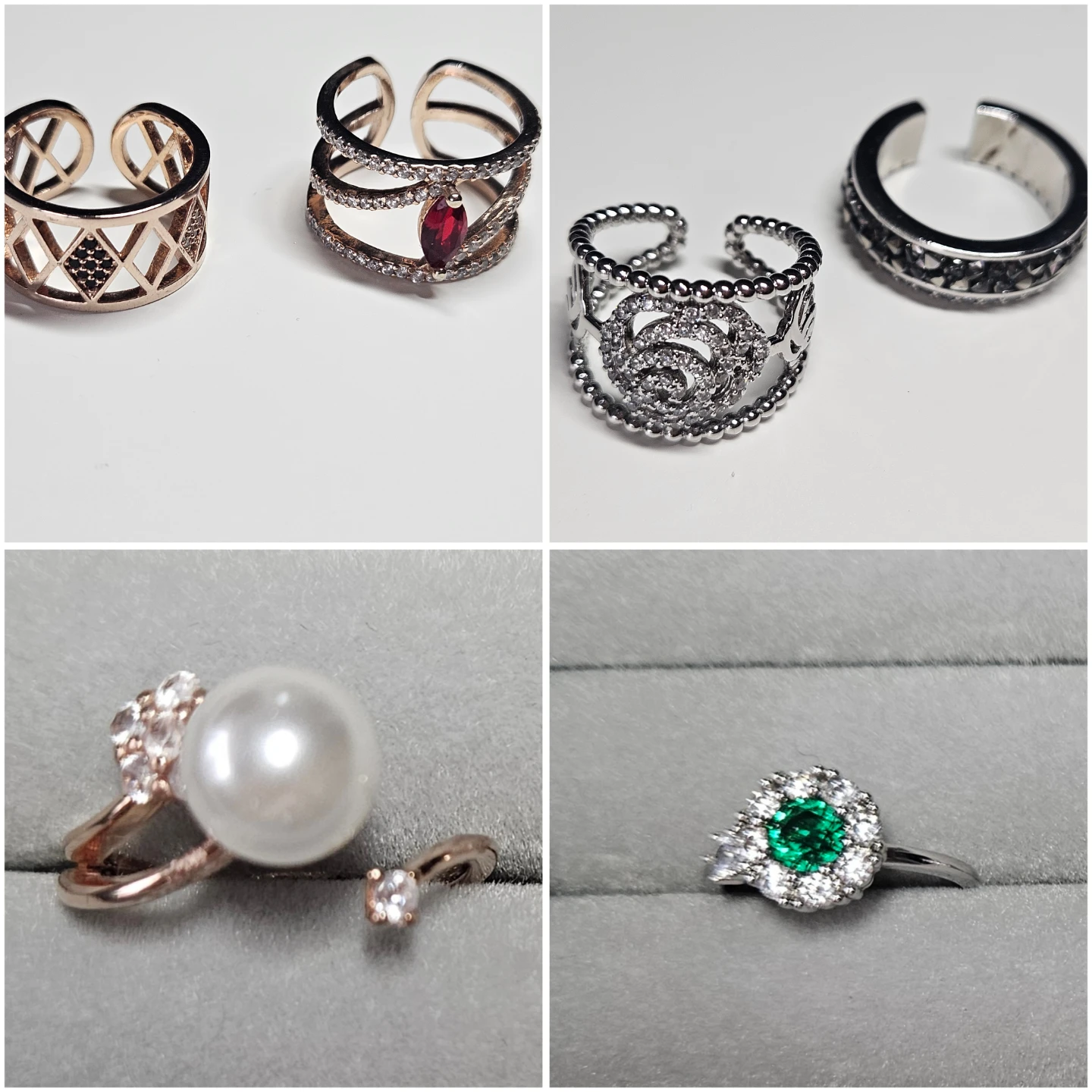 Pretty Adjustable Rings