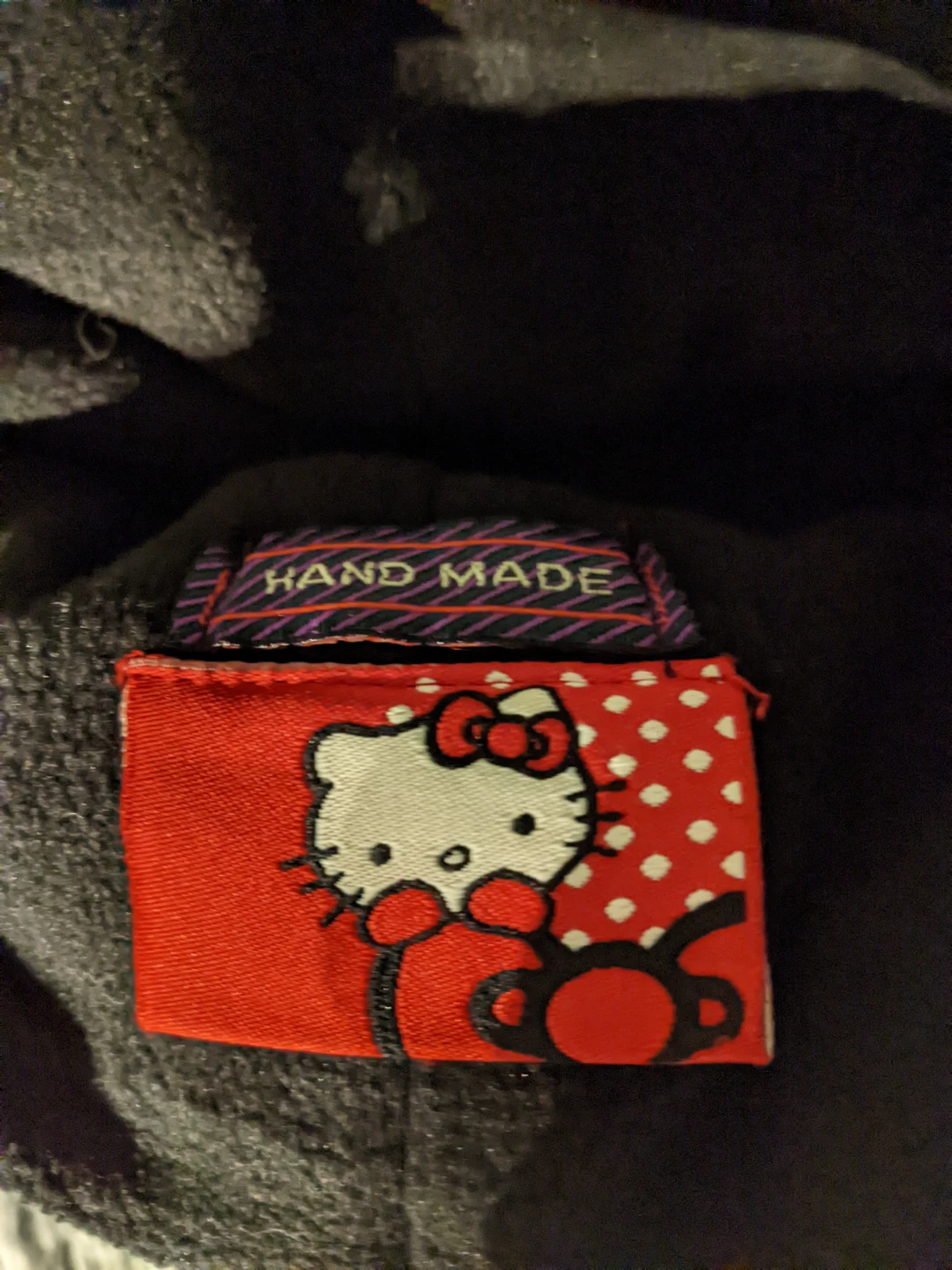 Hello Kitty Hand-Made Beanie with Pompoms - photo 3