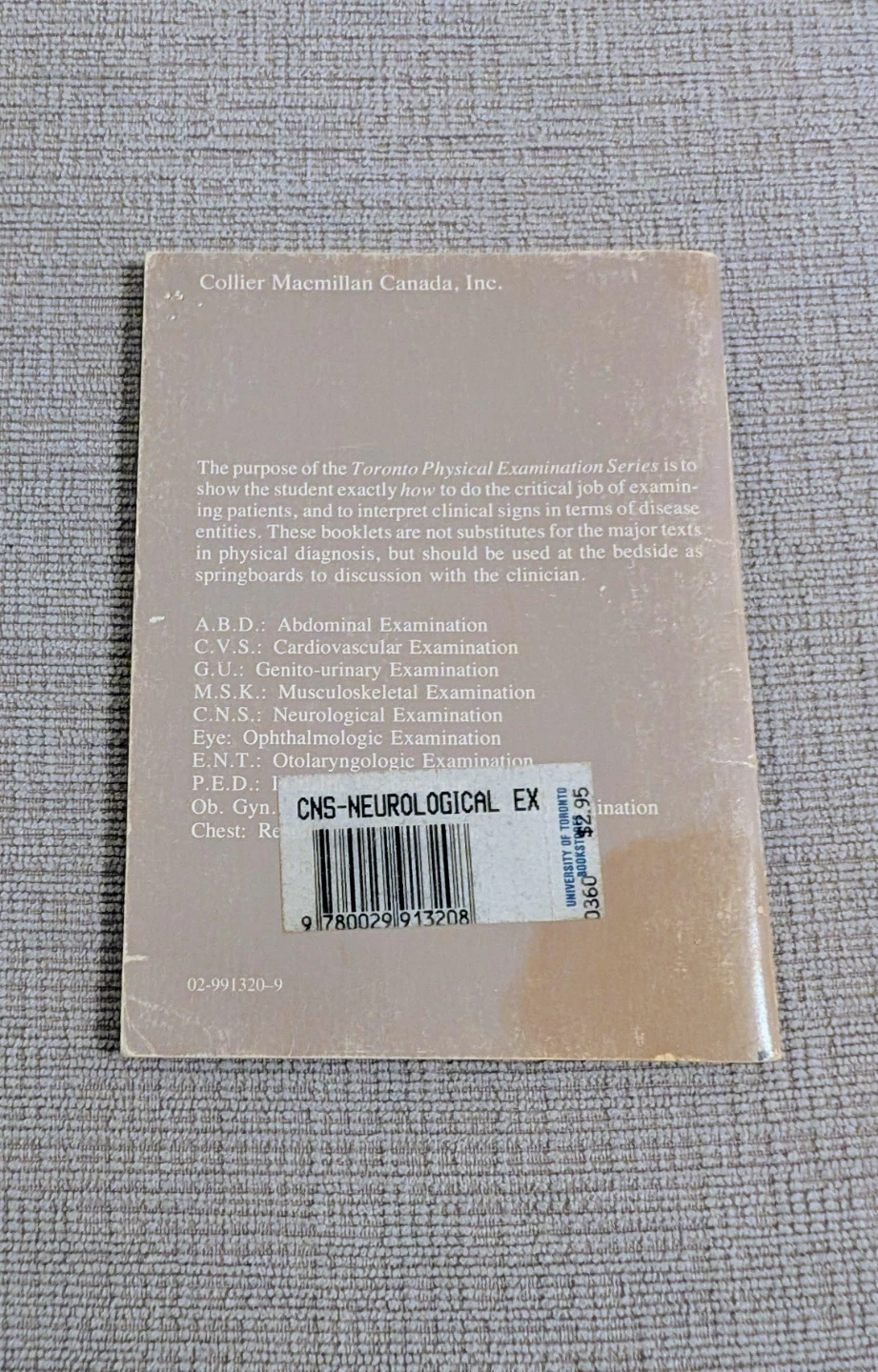C.N.S. Neurological Examination Book - photo 2