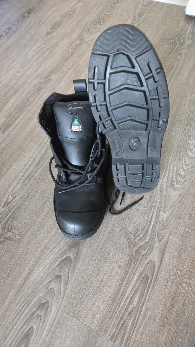 Acton Black Safety Boots