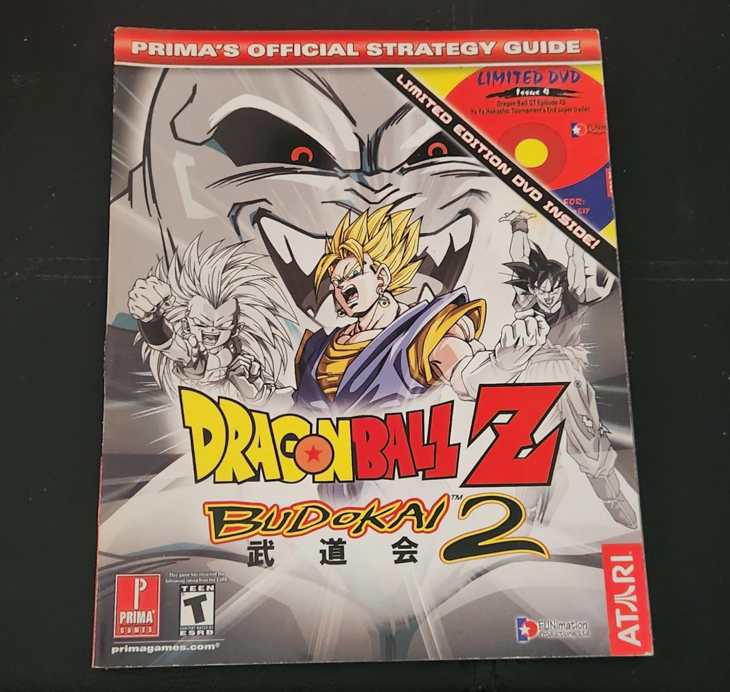 DBZ Budokai 2 Official Strategy Guide Limited Edition w DVD 🌱