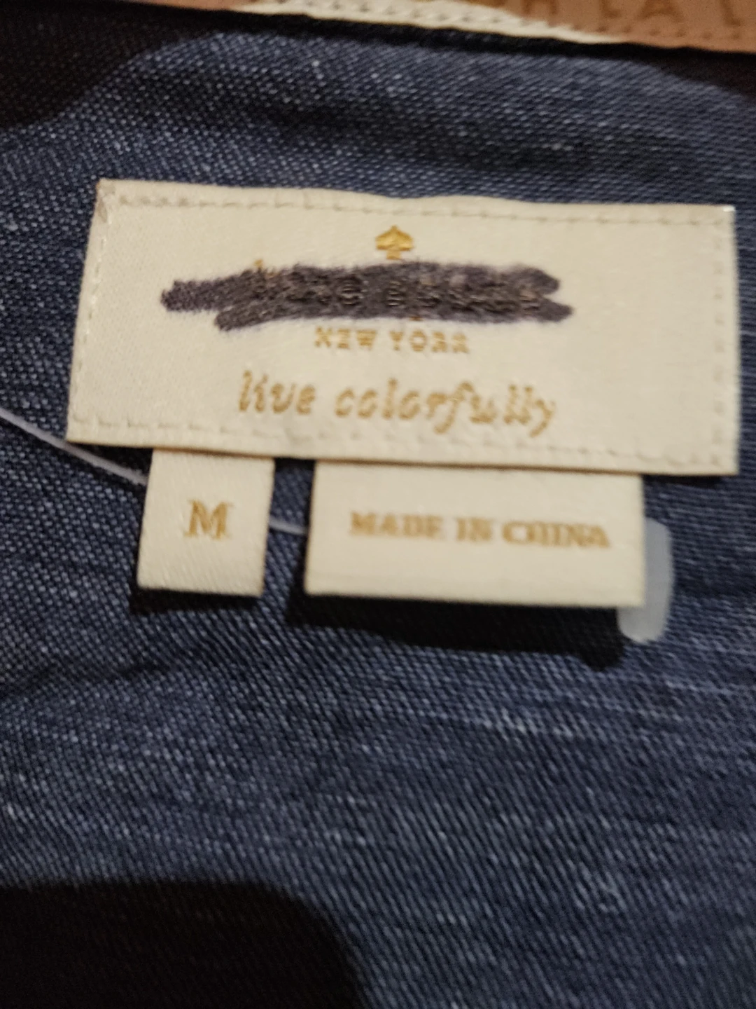 Kate Spade New York Embroidered Denim Shirt Size M - photo 4