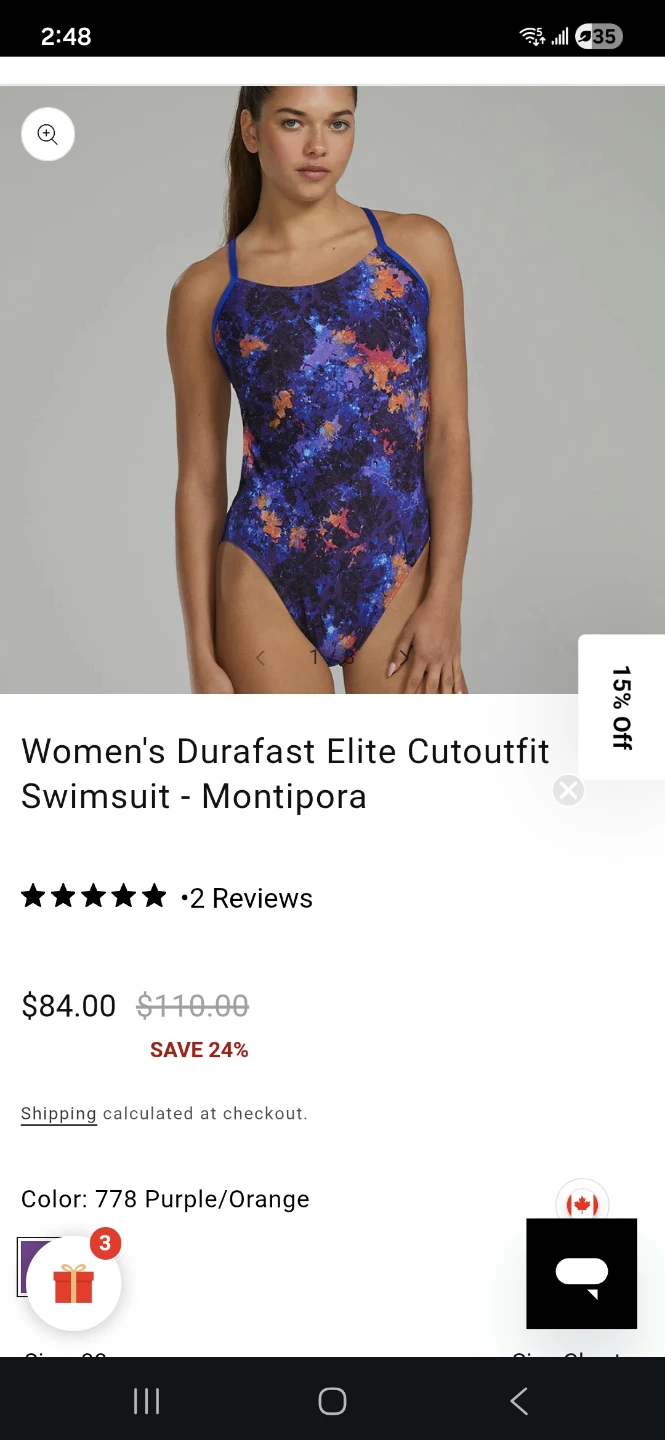 Women's Durafast Elite Cutoutfit Swimsuit - Montipora