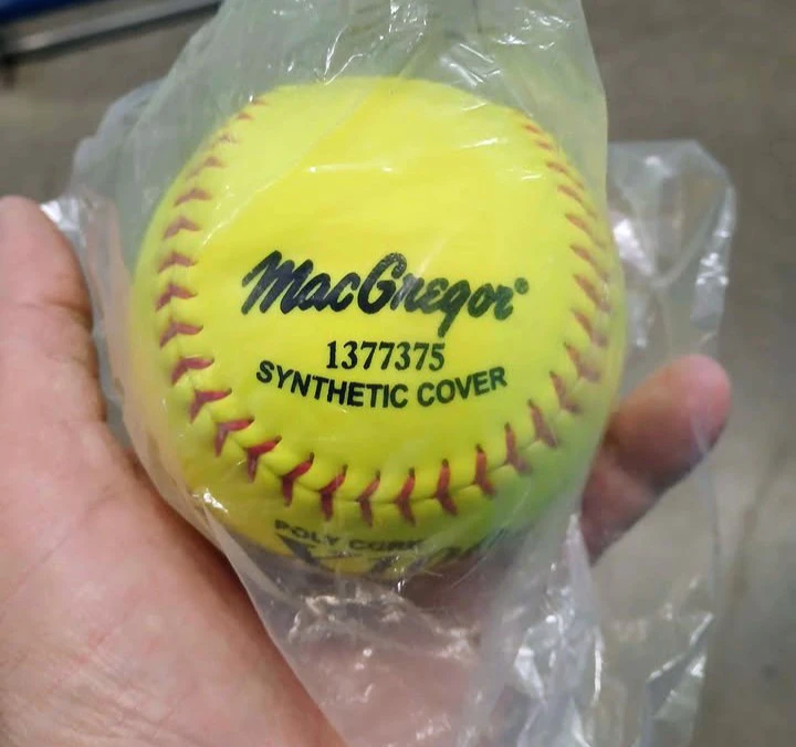 MacGregor Yellow Synthetic Cover Softball